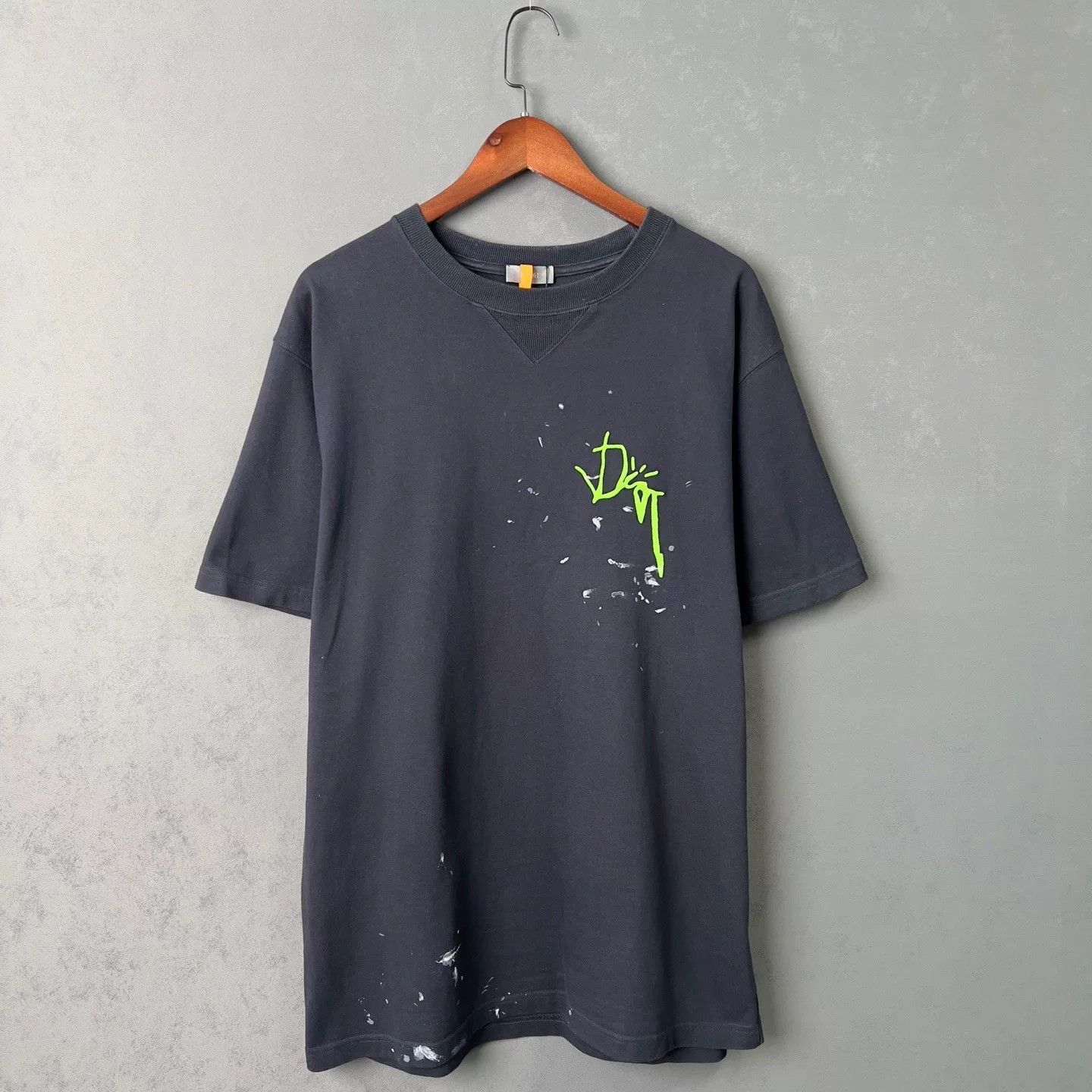 Dior Dior x Travis Scott Embroidered Logo T-Shirt Size L Size US L / EU 52-54 / 3 - 2 Thumbnail