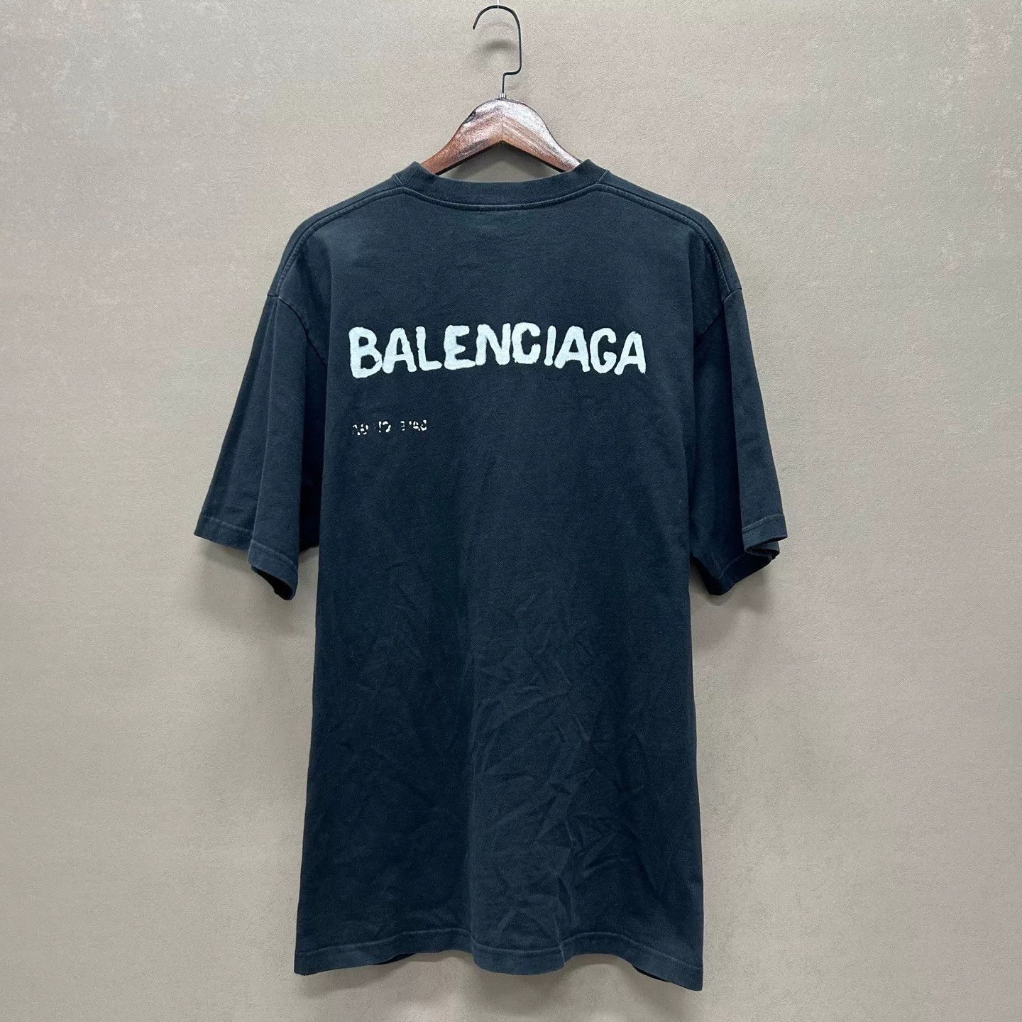 Balenciaga Balenciaga Graffiti Logo T-Shirt Size XS Size US XS / EU 42 / 0 - 3 Thumbnail