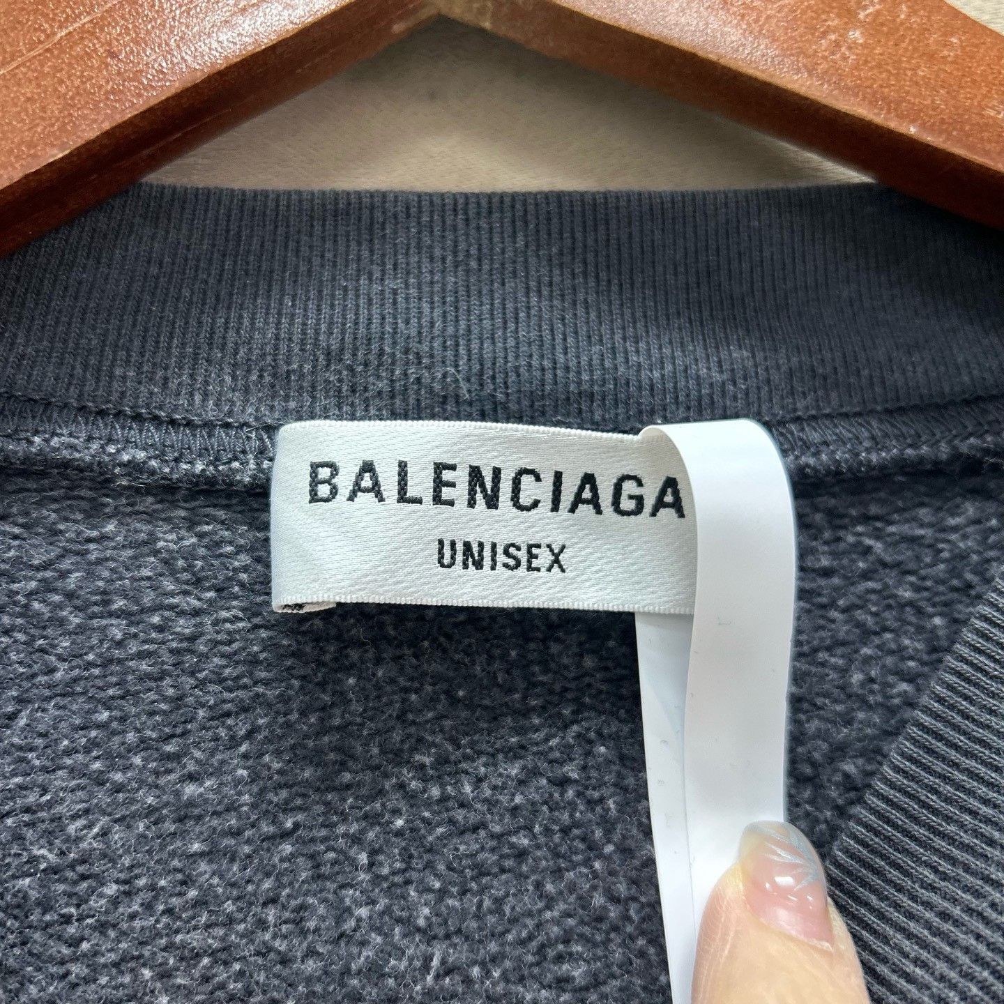 Balenciaga Balenciaga Strikethrough Logo Sweatshirt Size S Size US S / EU 44-46 / 1 - 4 Thumbnail