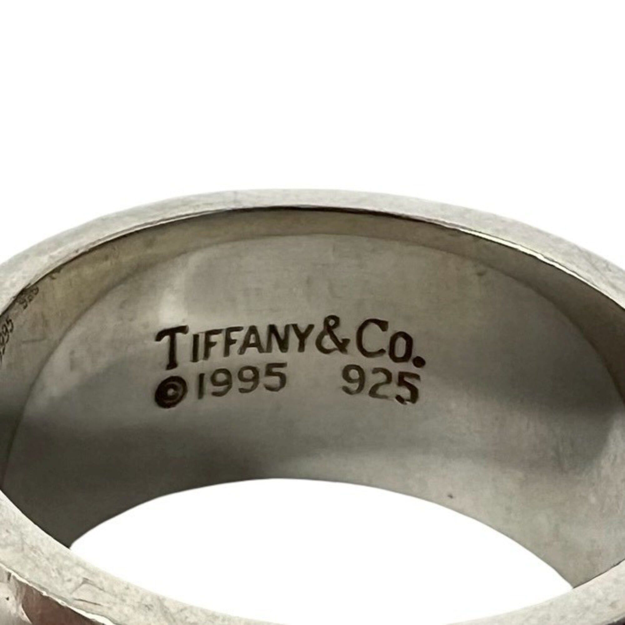 Tiffany & Co. TIFFANY&Co. Tiffany Grooved Double Line Ring, Sterling Silver 925, Accessory, -0512 Size ONE SIZE - 3 Thumbnail
