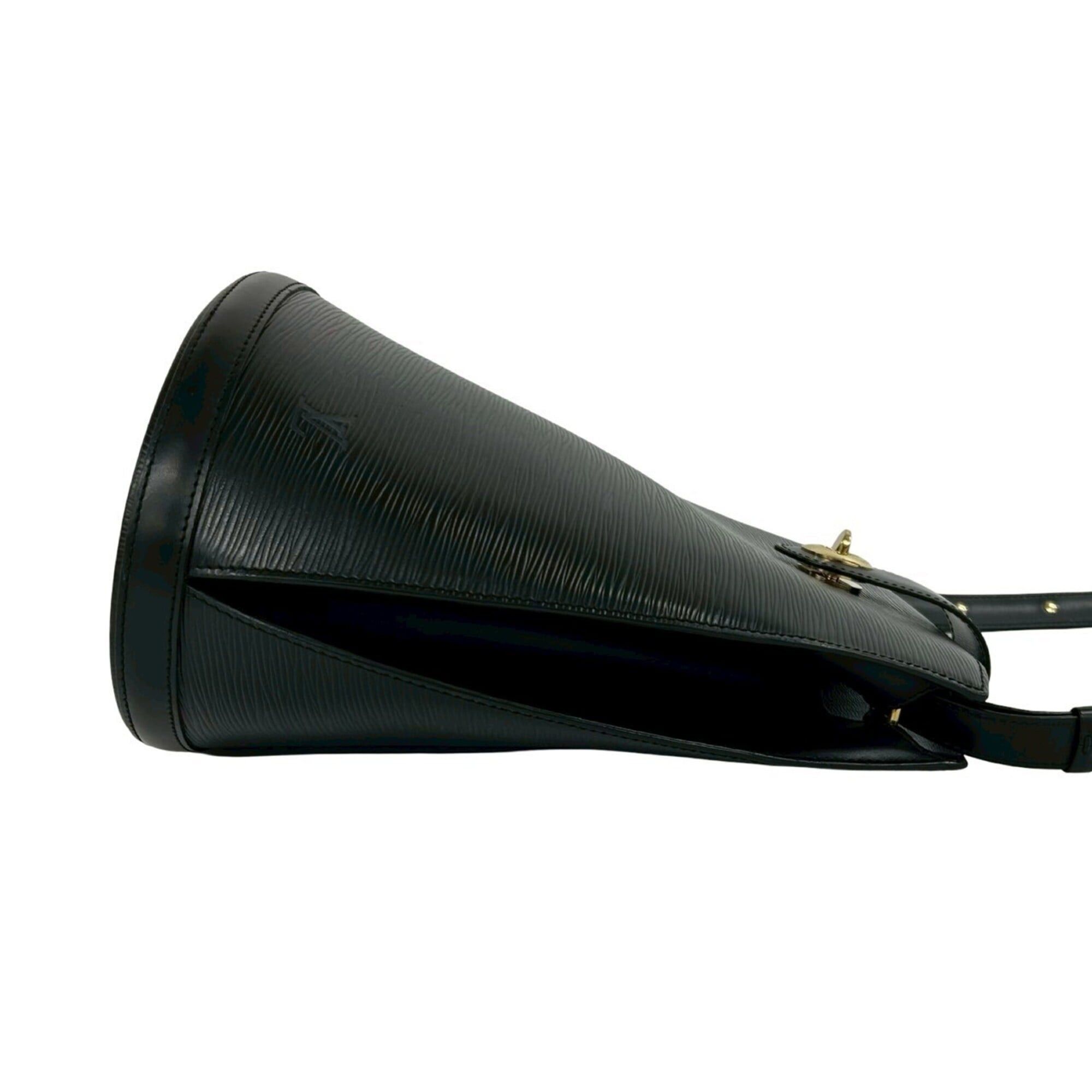 Louis Vuitton LOUIS VUITTON Vintage Cluny Epi Leather Shoulder Bag/Sacoche, Black (Noir) 44639 Size ONE SIZE - 6 Thumbnail