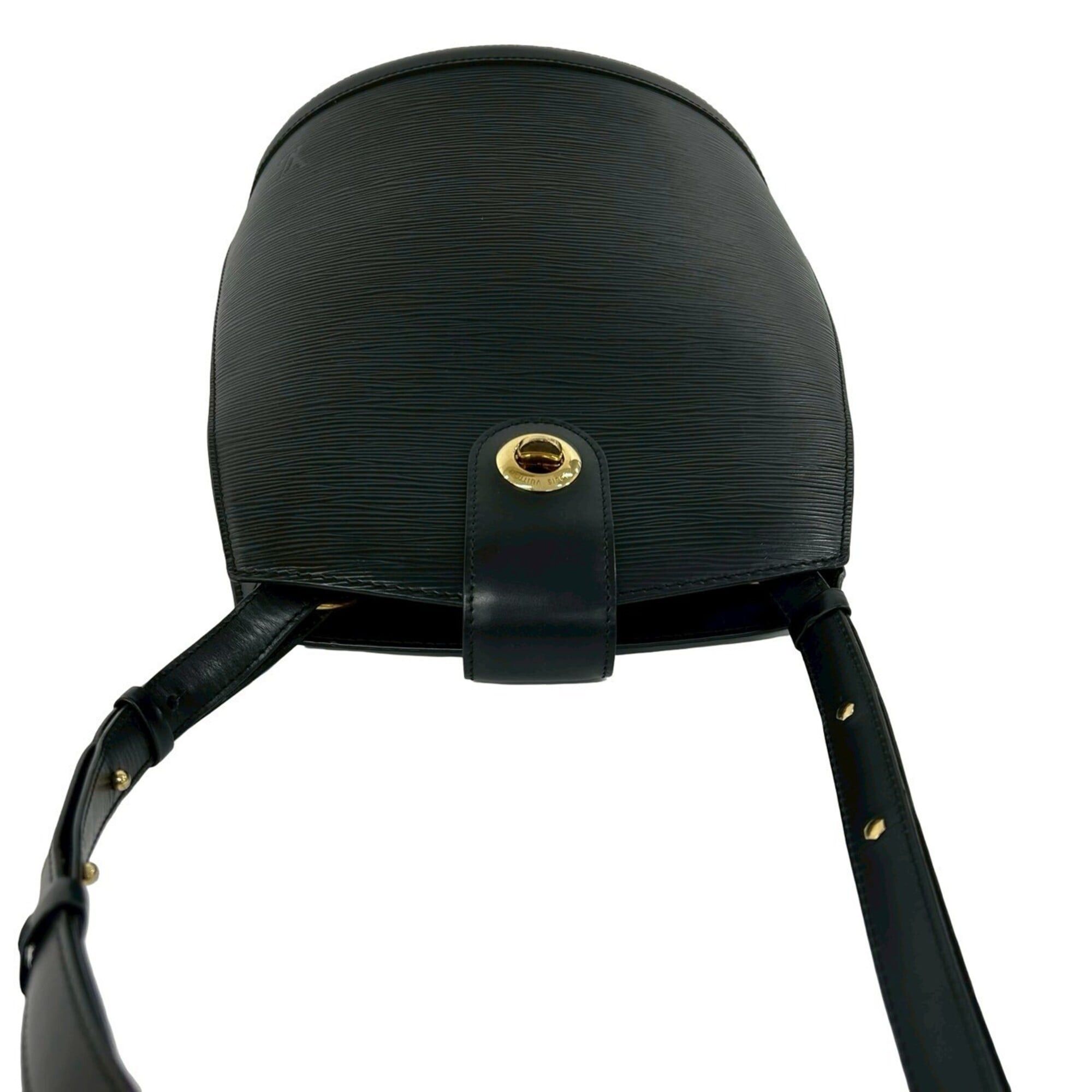 Louis Vuitton LOUIS VUITTON Vintage Cluny Epi Leather Shoulder Bag/Sacoche, Black (Noir) 44639 Size ONE SIZE - 4 Thumbnail