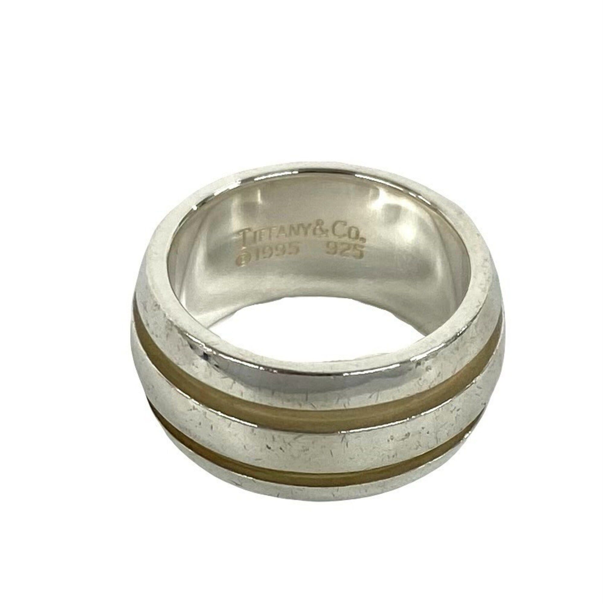 Tiffany & Co. TIFFANY&Co. Tiffany Grooved Double Line Ring, Sterling Silver 925, Item Number 095988 Size ONE SIZE - 3 Thumbnail