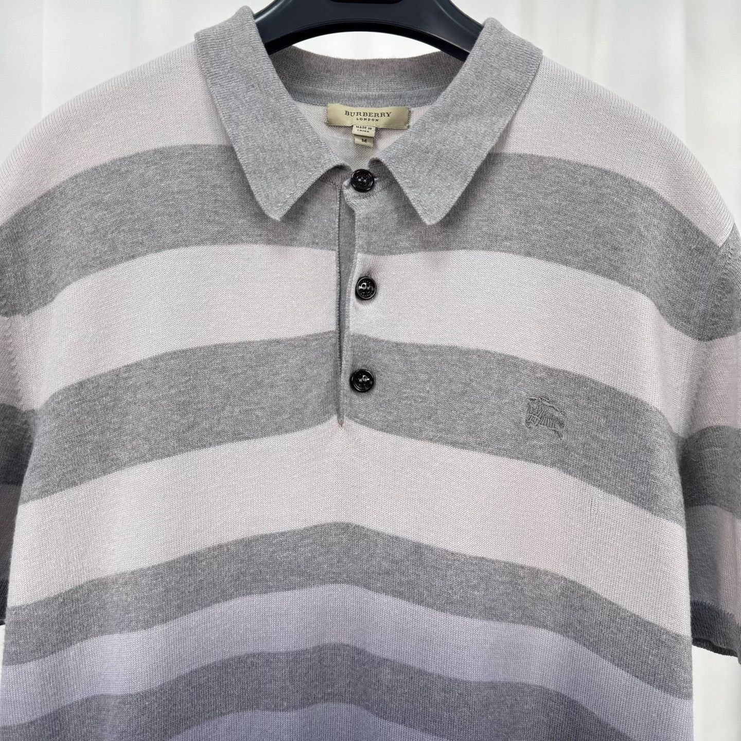 Burberry Burberry Gradient Stripe Polo Size M Size US M / EU 48-50 / 2 - 4 Thumbnail