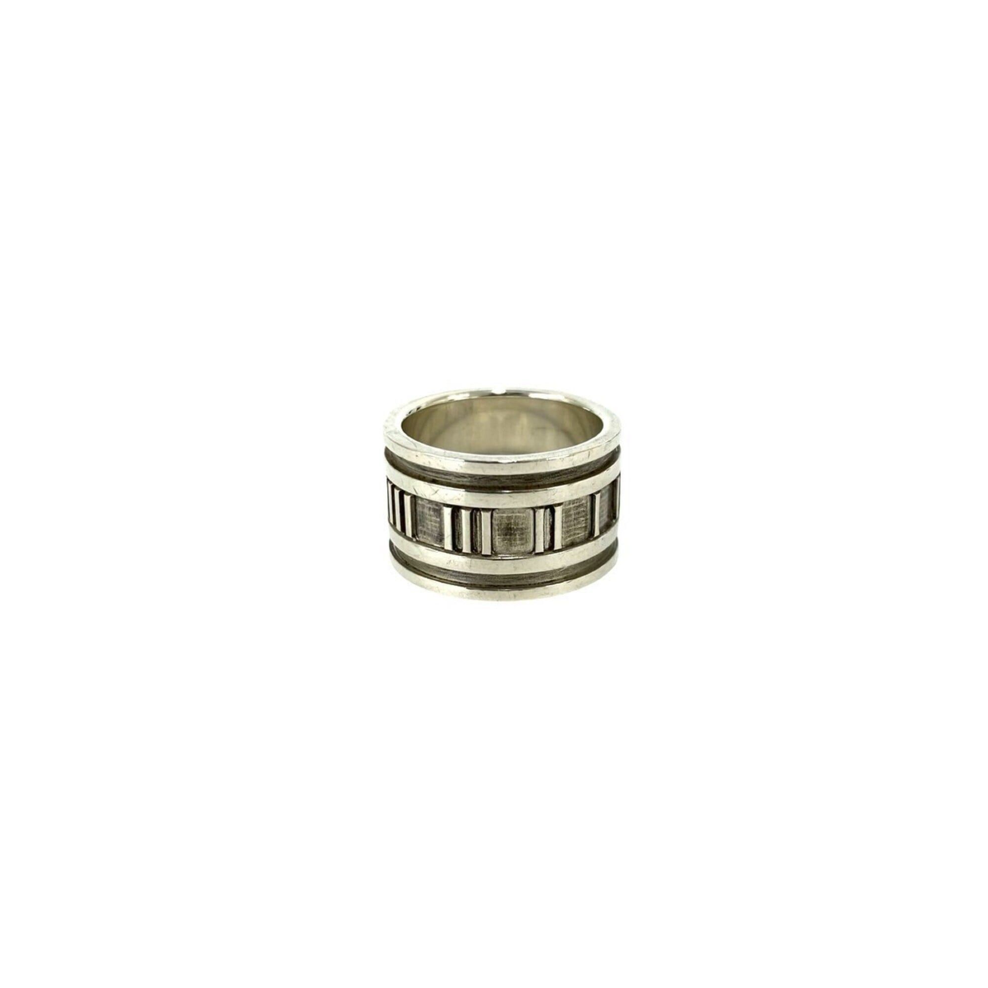 Tiffany & Co. TIFFANY&Co. Tiffany Vintage Atlas Wide Ring, Sterling Silver 925, 00120 Size ONE SIZE - 4 Thumbnail