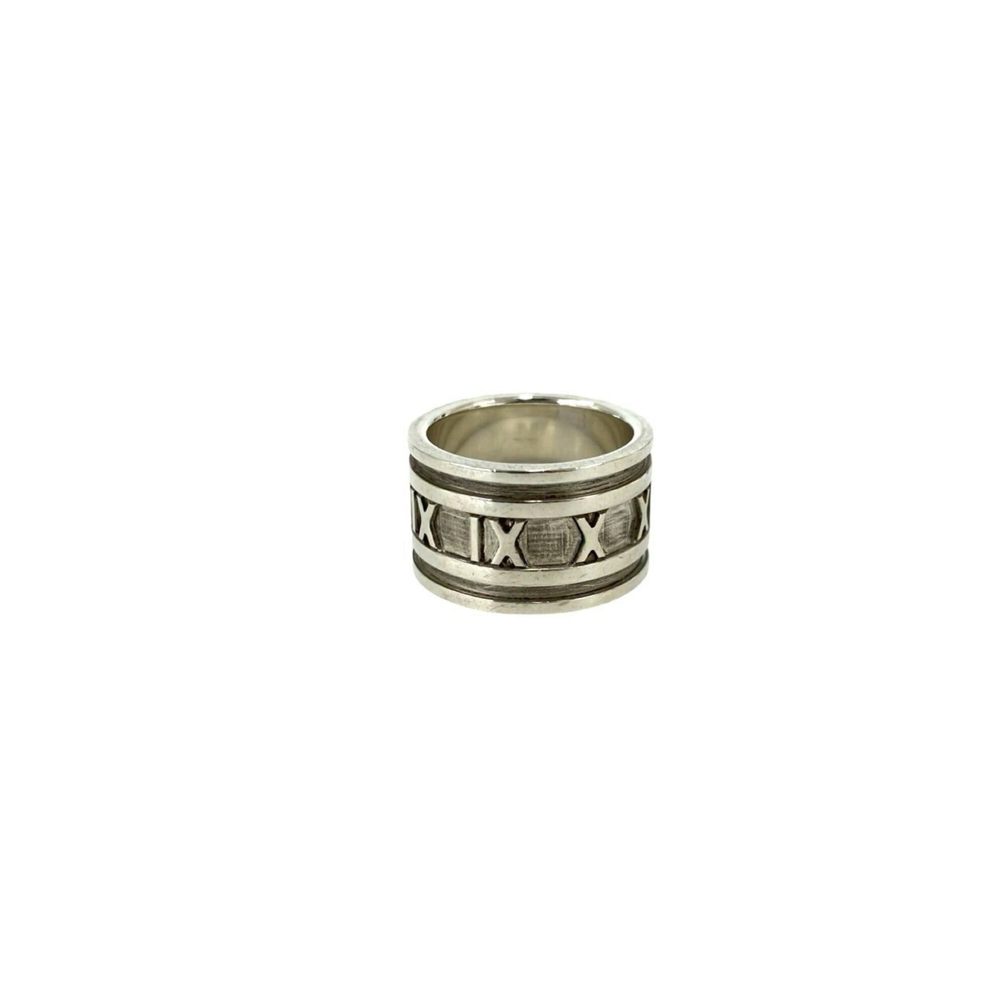Tiffany & Co. TIFFANY&Co. Tiffany Vintage Atlas Wide Ring, Sterling Silver 925, 00120 Size ONE SIZE - 5 Thumbnail