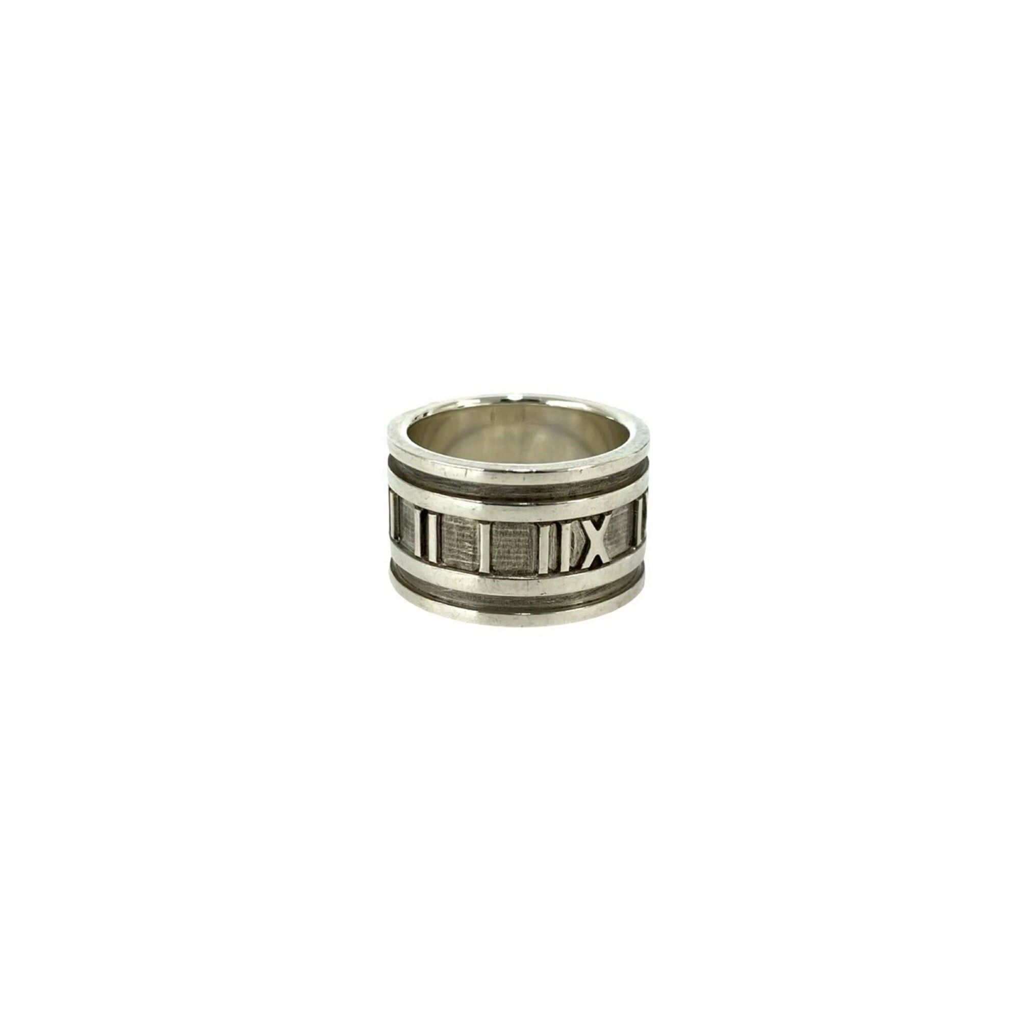 Tiffany & Co. TIFFANY&Co. Tiffany Vintage Atlas Wide Ring, Sterling Silver 925, 00120 Size ONE SIZE - 6 Thumbnail