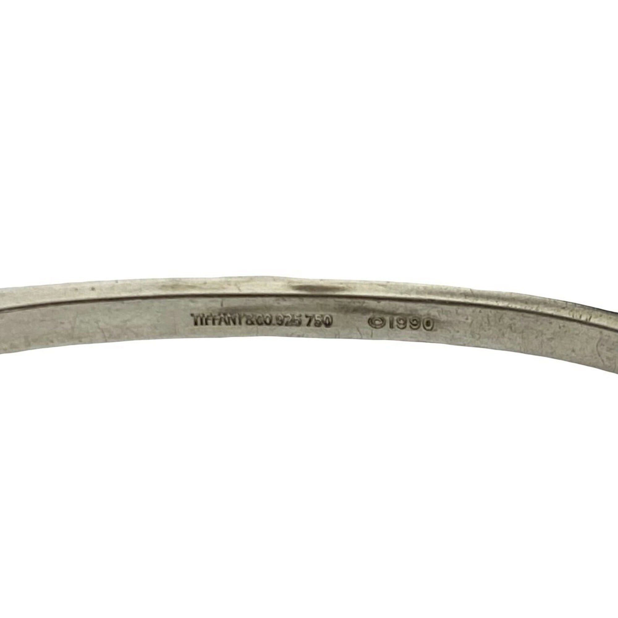 Tiffany & Co. TIFFANY&Co. Tiffany Vintage Triple Heart Combination Bangle, Sterling Silver 925 Bracelet, 61933 Size ONE SIZE - 3 Thumbnail