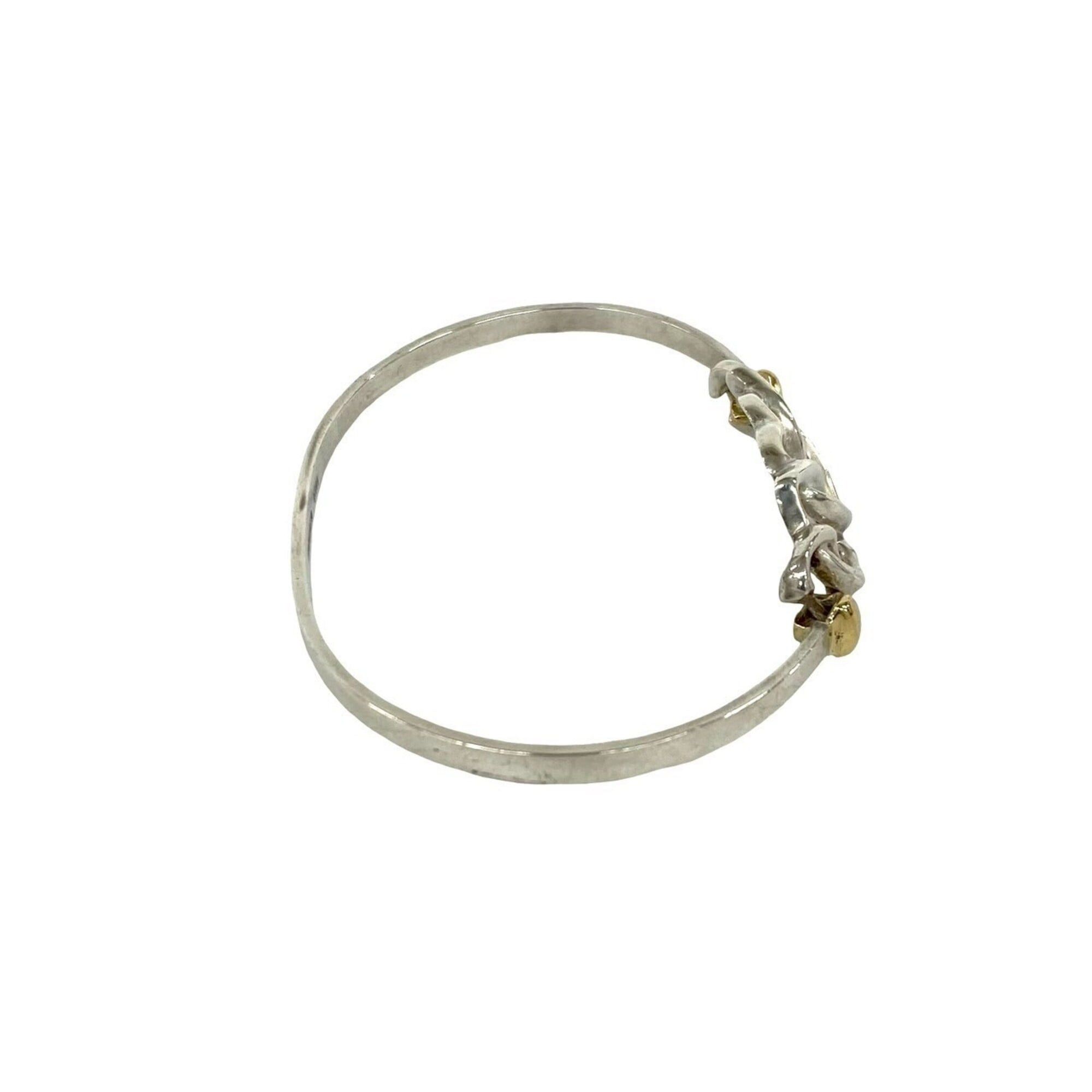 Tiffany & Co. TIFFANY&Co. Tiffany Vintage Triple Heart Combination Bangle, Sterling Silver 925 Bracelet, 61933 Size ONE SIZE - 6 Thumbnail