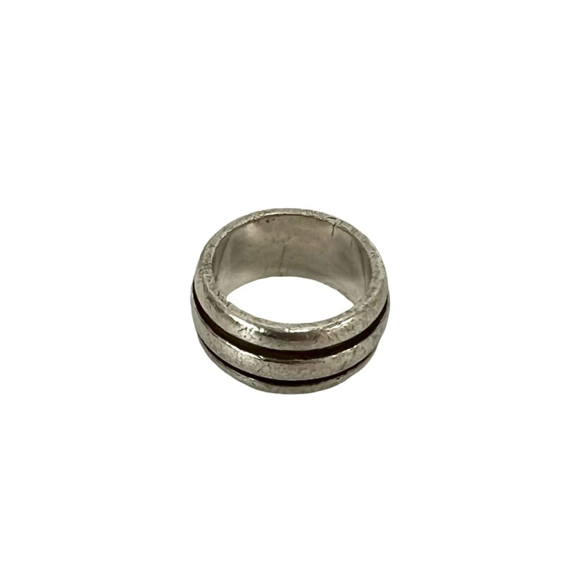 Tiffany & Co. TIFFANY&Co. Tiffany Vintage Grooved Double Line Ring, Sterling Silver 925, 88155 Size ONE SIZE - 4 Thumbnail