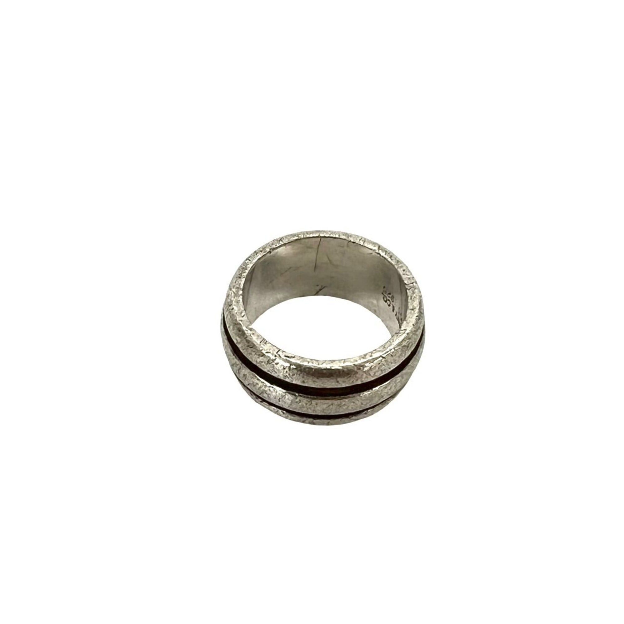 Tiffany & Co. TIFFANY&Co. Tiffany Vintage Grooved Double Line Ring, Sterling Silver 925, 88155 Size ONE SIZE - 5 Thumbnail