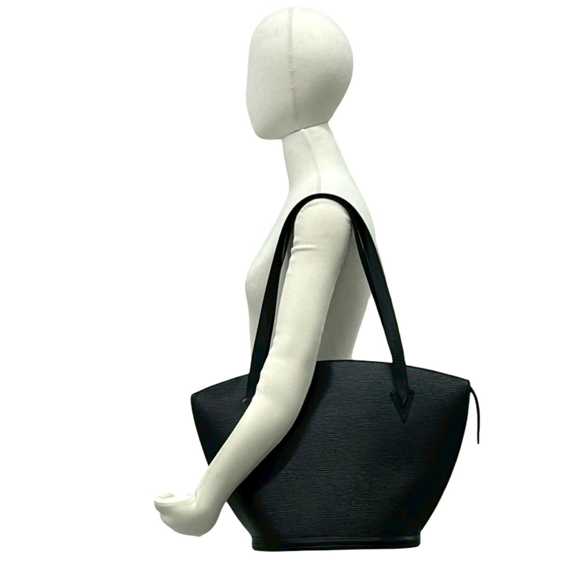 Louis Vuitton Louis Vuitton Vintage Saint Jacques Epi Leather Genuine Tote Bag Semi Shoulder Noir 92807 Size ONE SIZE - 2 Thumbnail