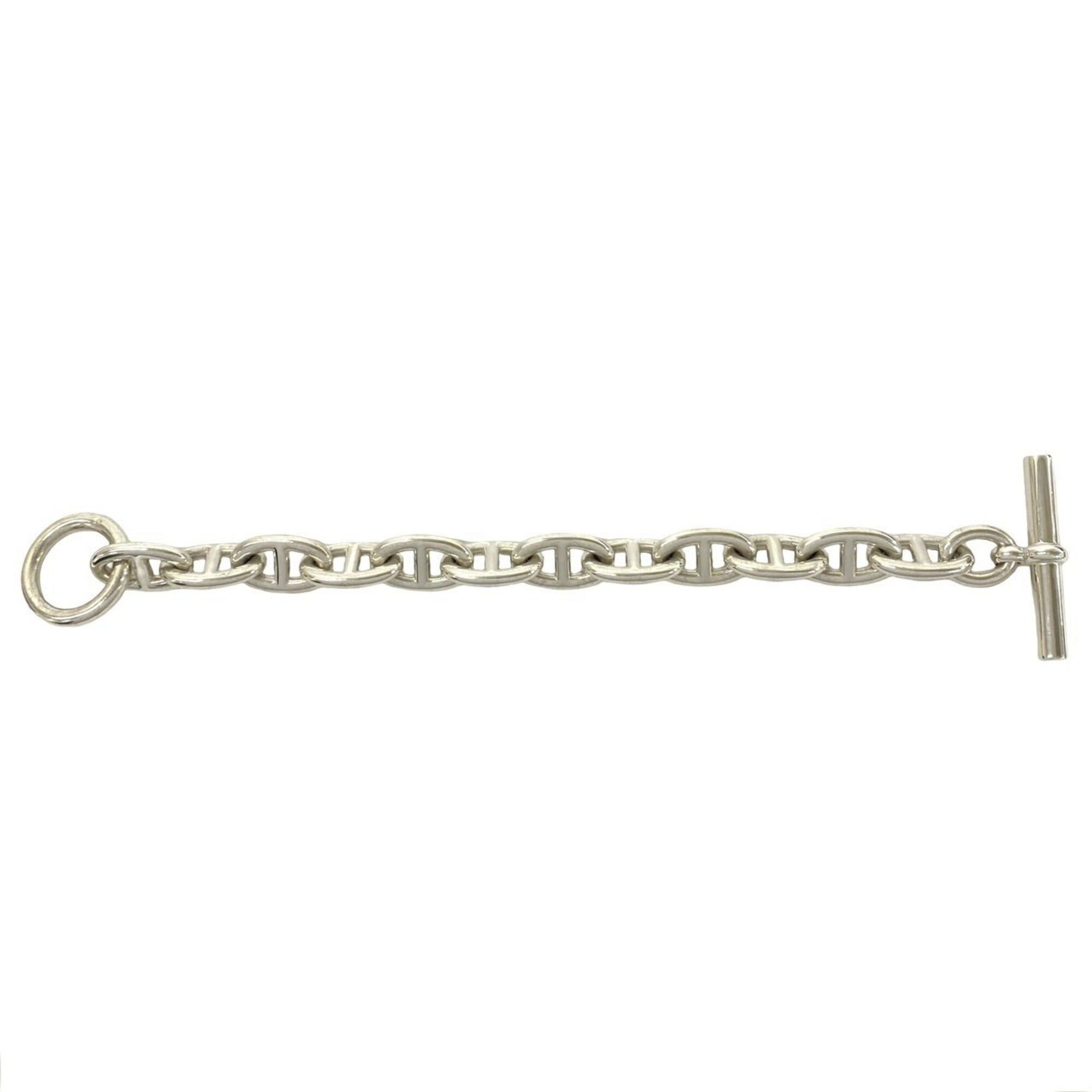 Hermes HERMES Chaine d'Ancre TGM Bracelet, 12 links, Sterling Silver 925, Chain Accessory, Silver, 40514 Size ONE SIZE - 5 Thumbnail