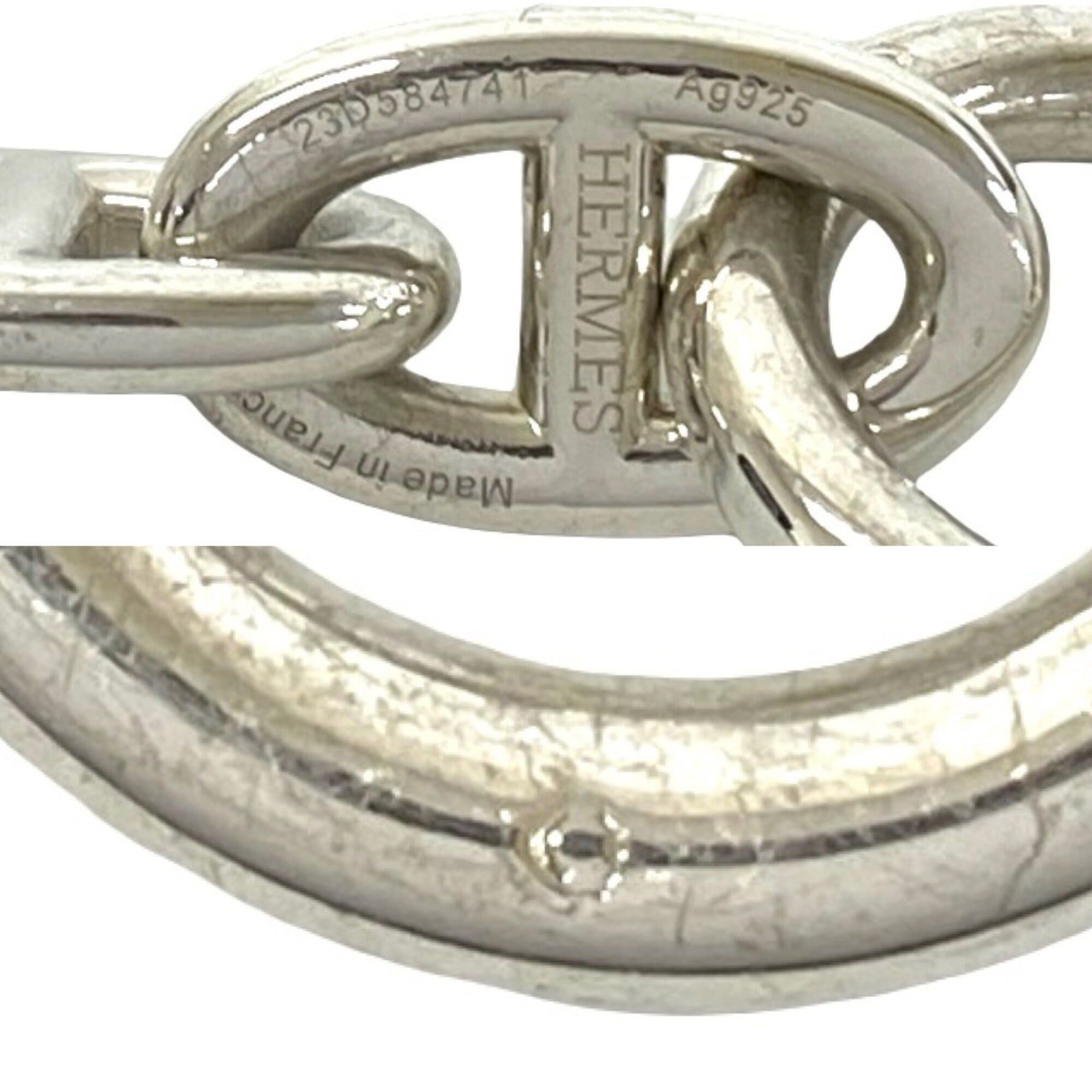 Hermes HERMES Chaine d'Ancre TGM Bracelet, 12 links, Sterling Silver 925, Chain Accessory, Silver, 40514 Size ONE SIZE - 3 Thumbnail