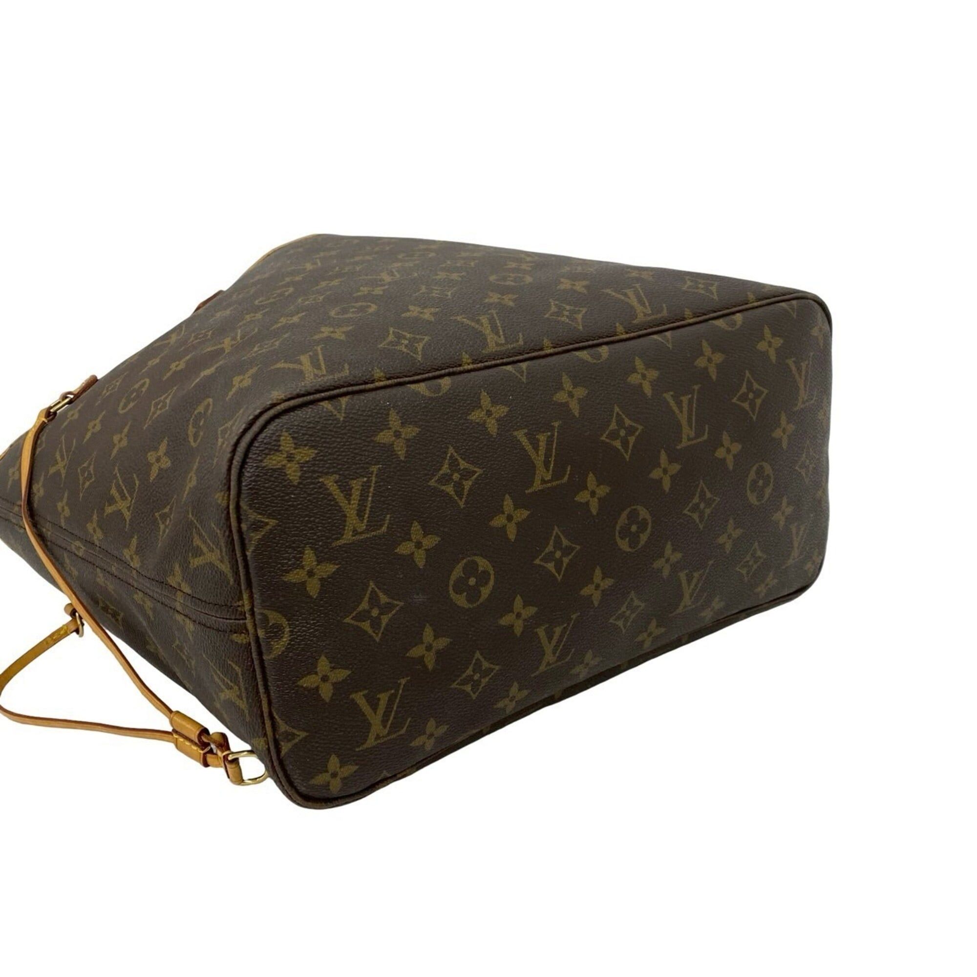 Louis Vuitton LOUIS VUITTON Neverfull MM Monogram Leather Tote Bag Handbag Semi-Shoulder Brown 41893 Size ONE SIZE - 7 Thumbnail
