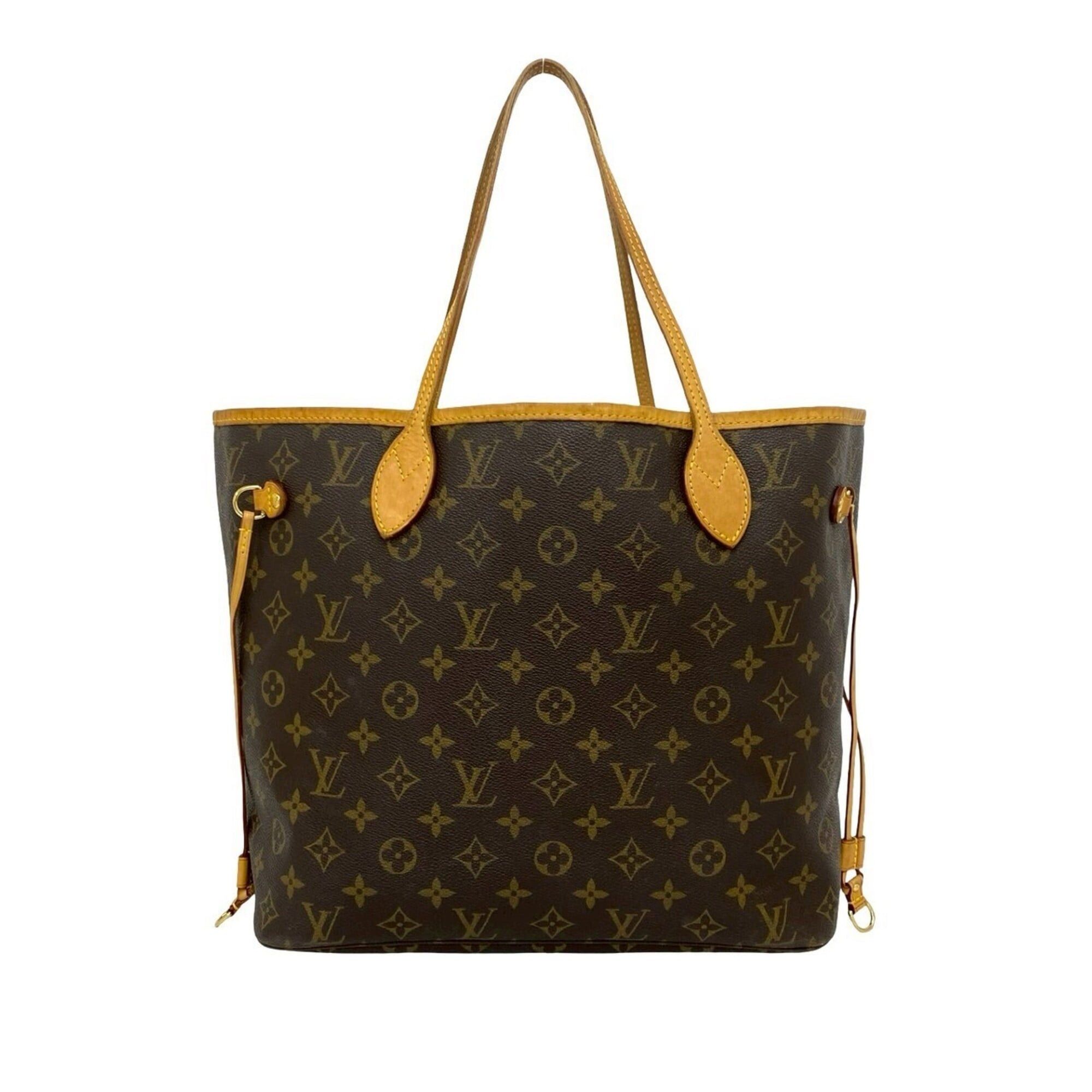 Louis Vuitton LOUIS VUITTON Neverfull MM Monogram Leather Tote Bag Handbag Semi-Shoulder Brown 41893 Size ONE SIZE - 3 Thumbnail