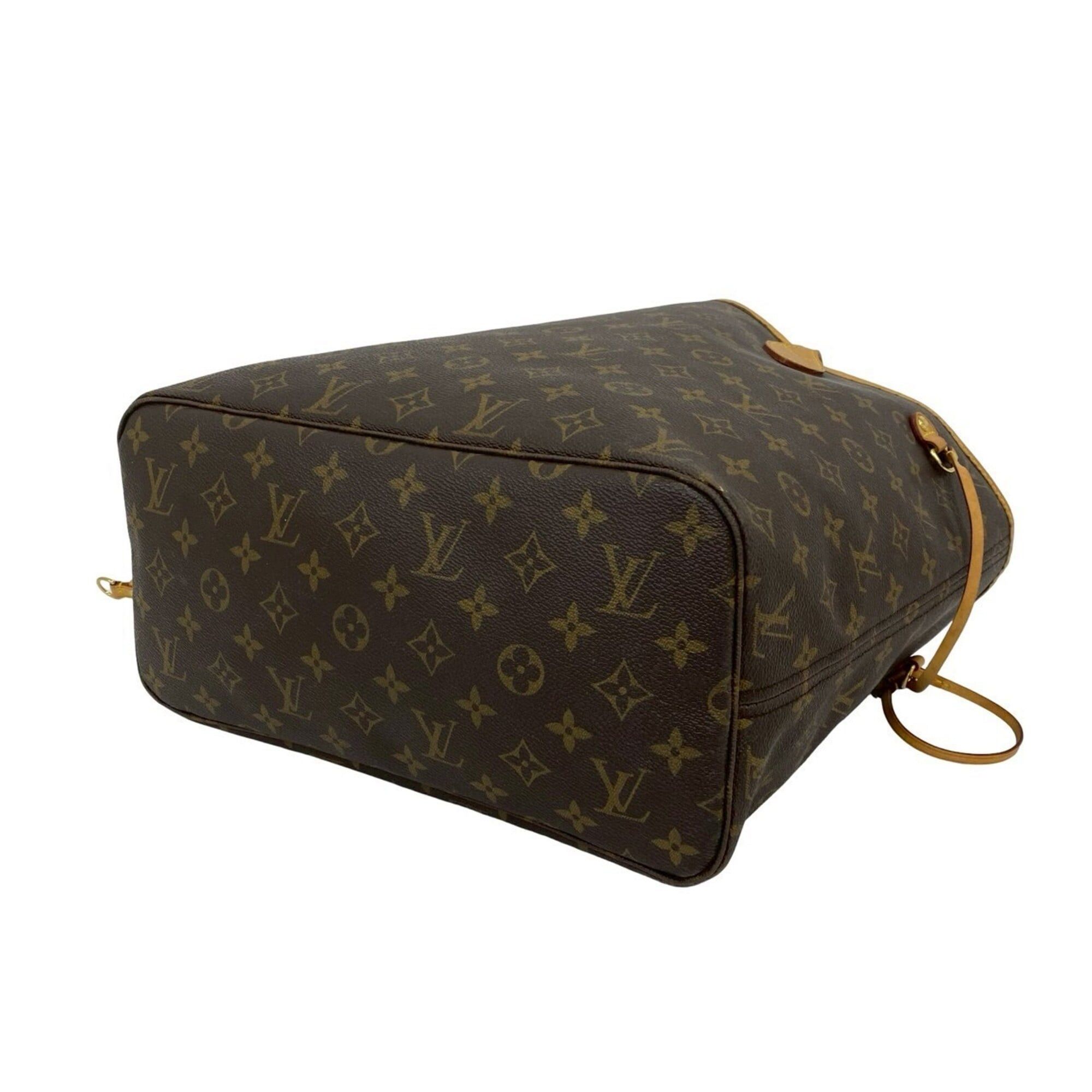 Louis Vuitton LOUIS VUITTON Neverfull MM Monogram Leather Tote Bag Handbag Semi-Shoulder Brown 41893 Size ONE SIZE - 8 Thumbnail
