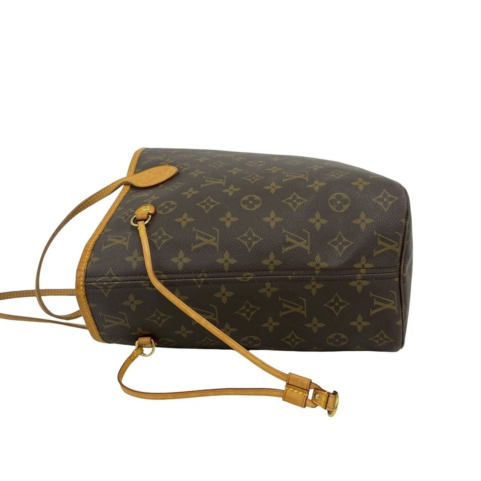 Louis Vuitton LOUIS VUITTON Neverfull MM Monogram Leather Tote Bag Handbag Semi-Shoulder Brown 41893 Size ONE SIZE - 5 Thumbnail
