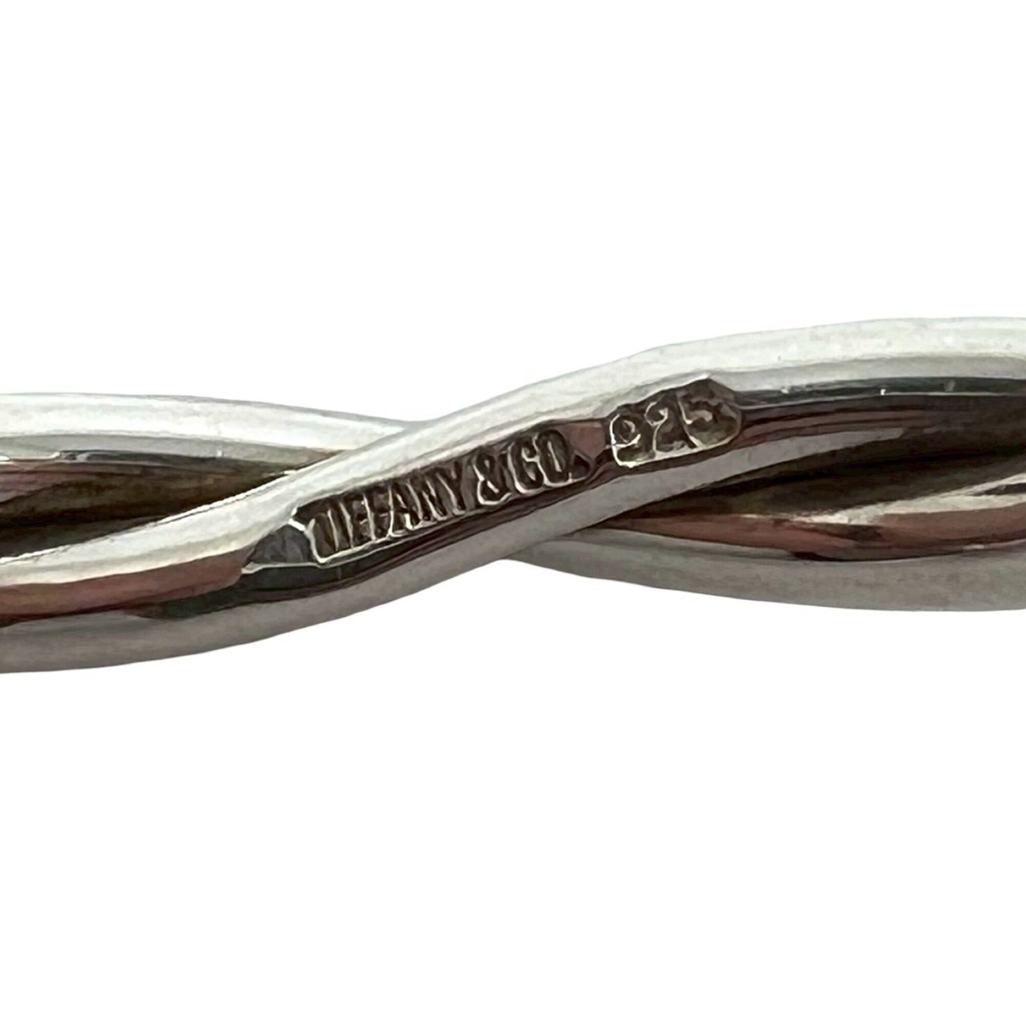 Tiffany & Co. TIFFANY&Co. Tiffany Vintage Twist Bangle, Sterling Silver 925 Bracelet, 31706 Size ONE SIZE - 2 Thumbnail