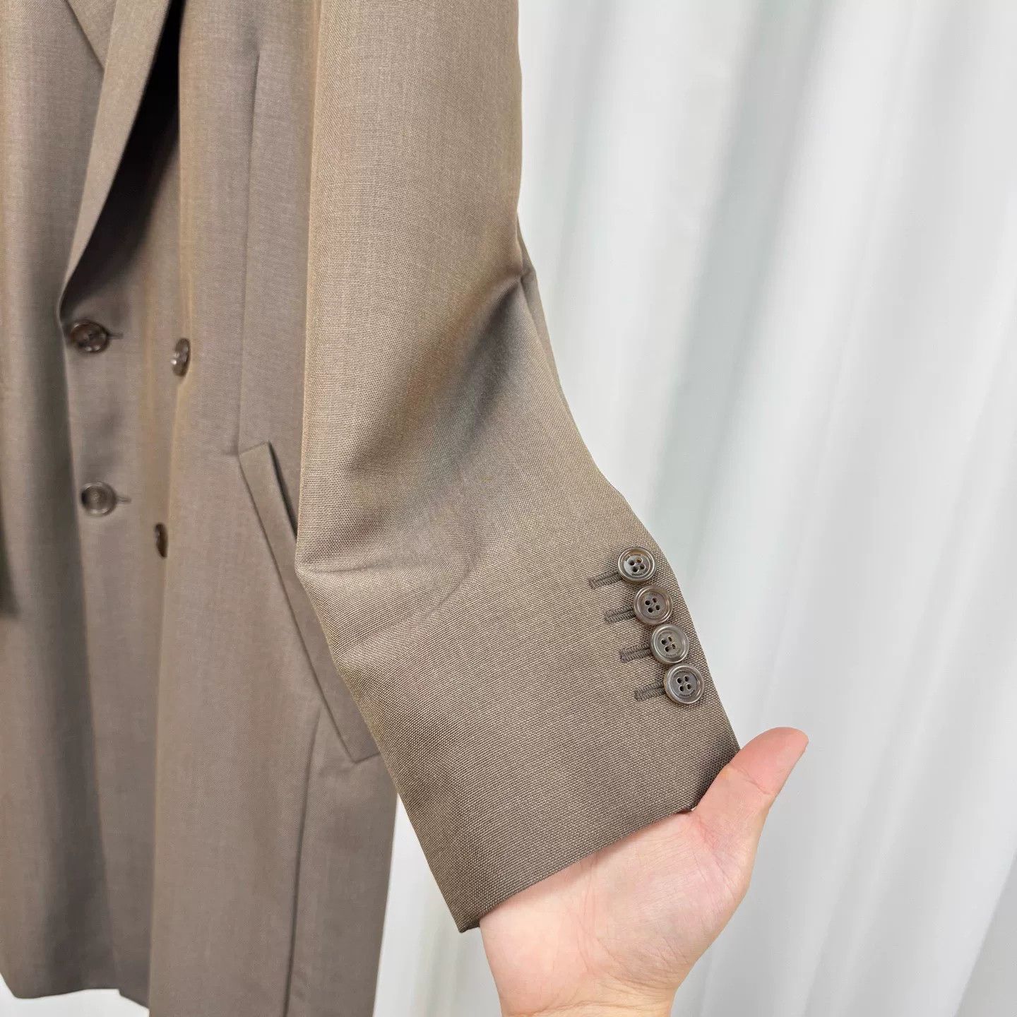Dior Dior Wool Mohair Double-Breasted Overcoat Size 48 Size US M / EU 48-50 / 2 - 5 Thumbnail