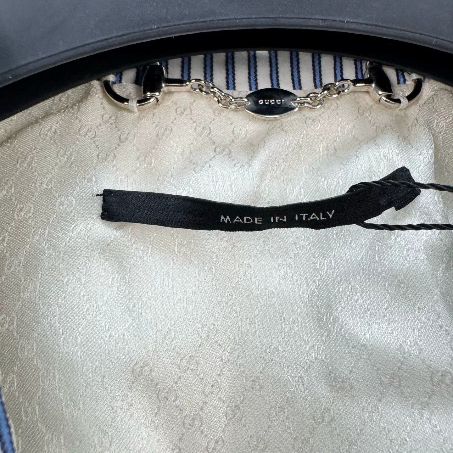 Gucci Gucci Striped Horsebit Detail Blazer Size 40 Size S / US 4 / IT 40 - 6 Thumbnail