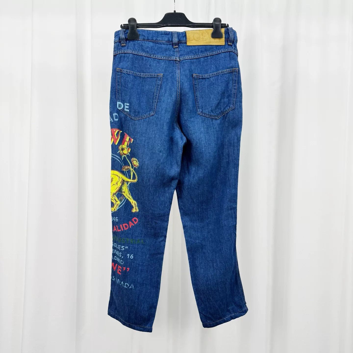 Loewe Loewe Lion Print Denim Jeans Size 48 Size US 32 / EU 48 - 3 Thumbnail
