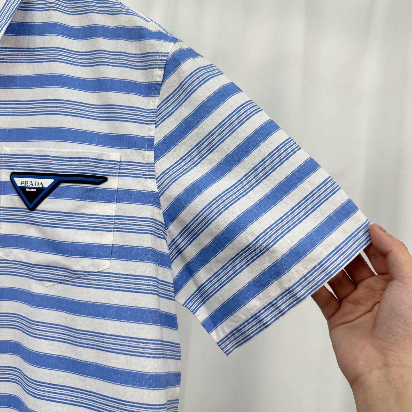 Prada Prada Lighthouse Striped Button-Down Shirt Size S Size US S / EU 44-46 / 1 - 5 Thumbnail