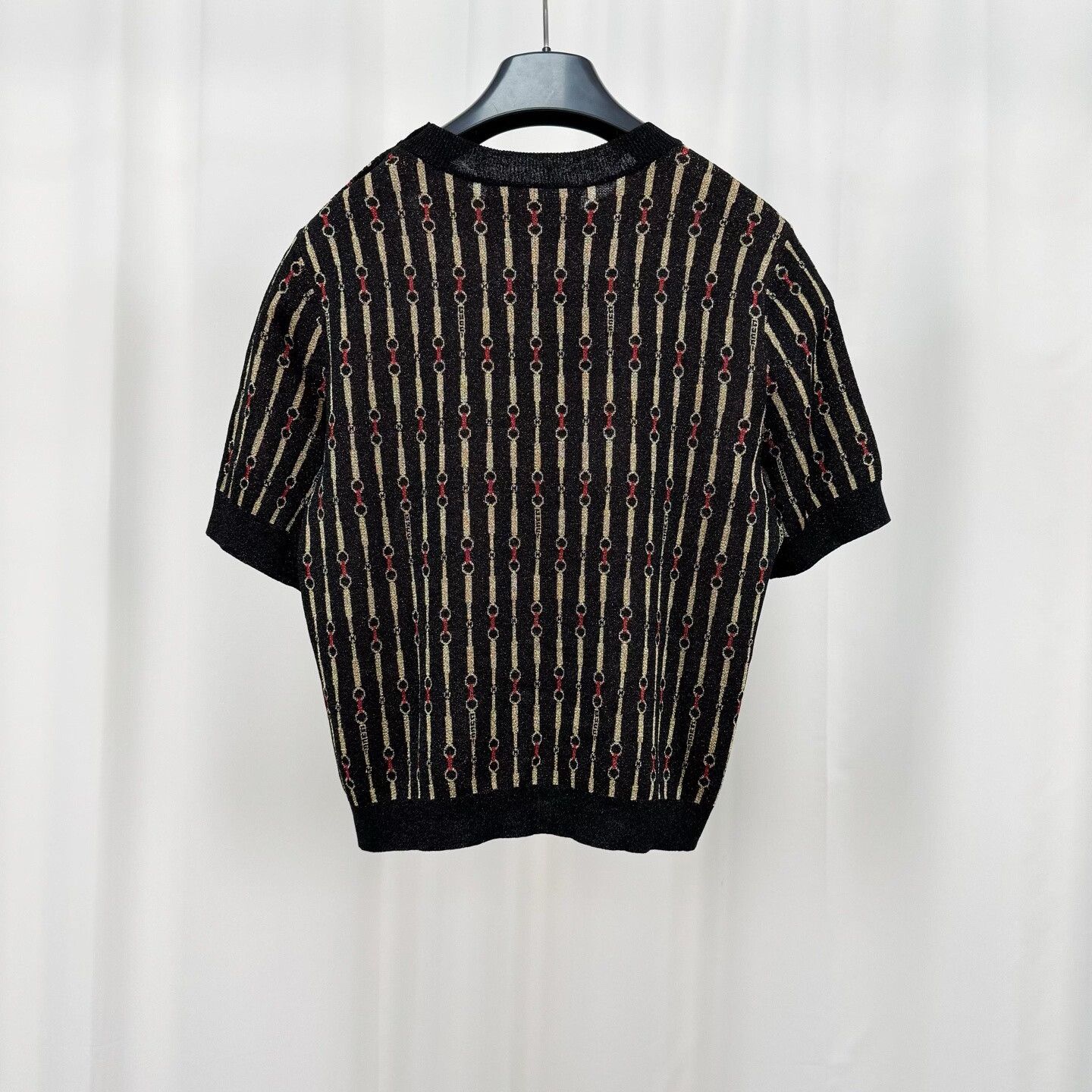 Gucci Gucci Horsebit Pattern Knit Top Size S Size S / US 4 / IT 40 - 3 Thumbnail
