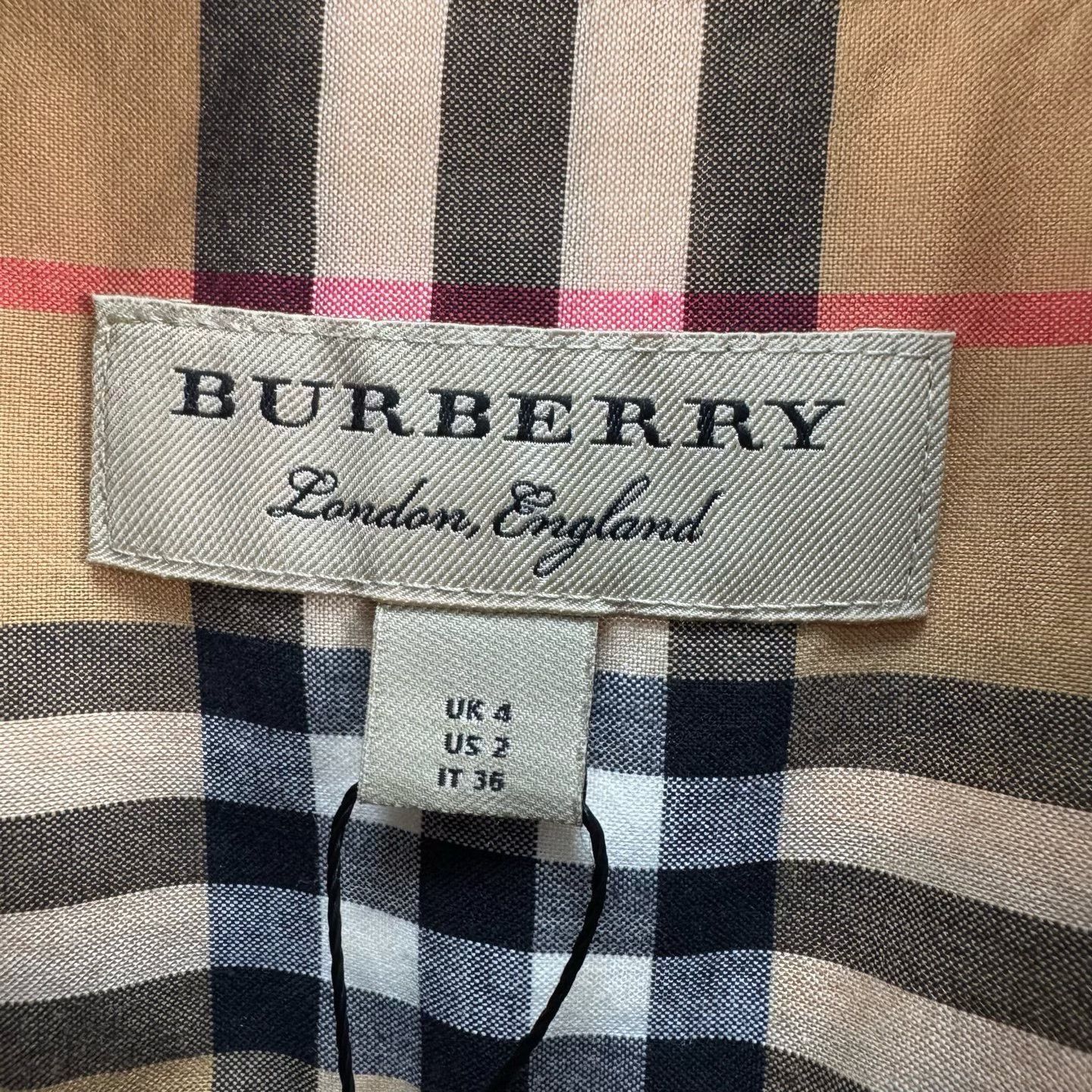 Burberry Burberry Check Shirt Dress Size UK 4 Size XS / US 0-2 / IT 36-38 - 6 Thumbnail