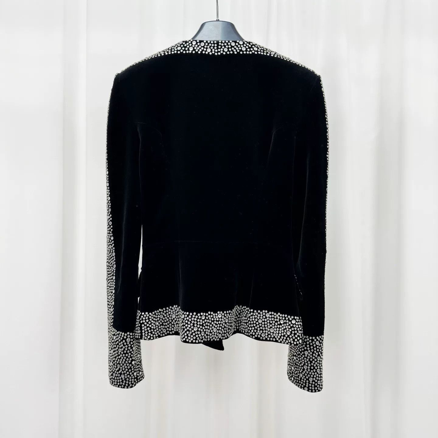Balmain Balmain Rhinestone Velvet Jacket Size 36 Size XS / US 0-2 / IT 36-38 - 3 Thumbnail