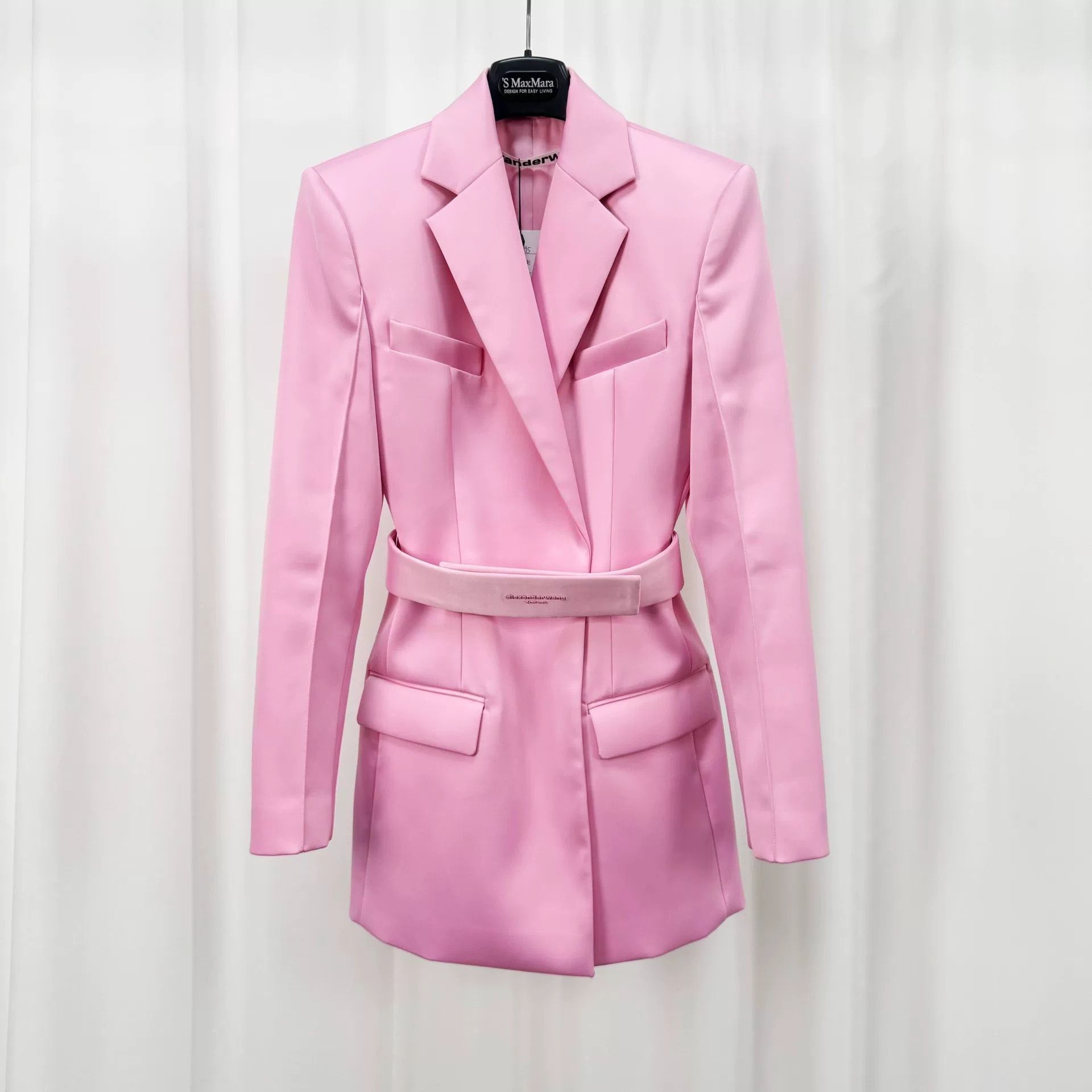 Alexander Wang Alexander Wang Pink Belted Blazer Size 0 Size XS / US 0-2 / IT 36-38 - 2 Thumbnail