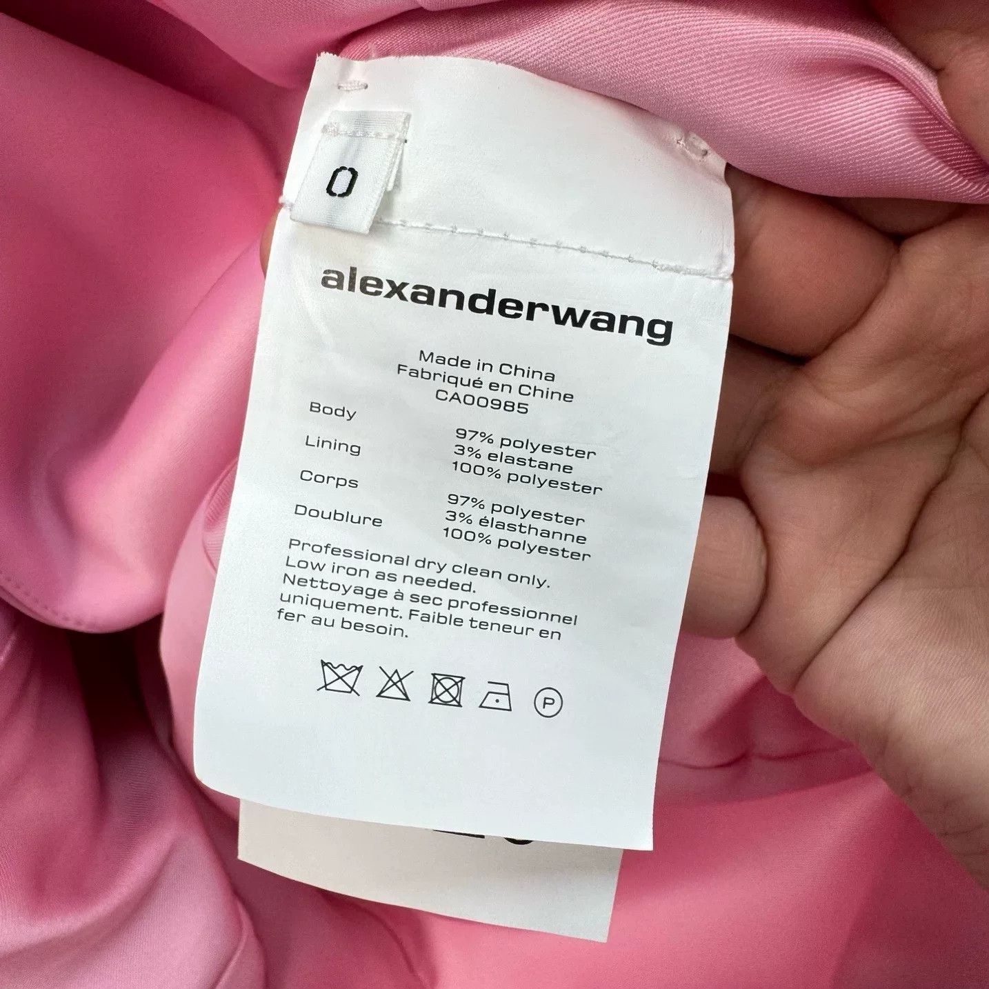 Alexander Wang Alexander Wang Pink Belted Blazer Size 0 Size XS / US 0-2 / IT 36-38 - 8 Thumbnail