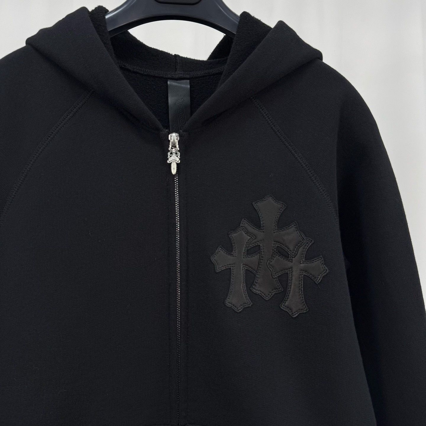 Chrome Hearts Chrome Hearts Cross Patch Zip-Up Hoodie Size S Size US S / EU 44-46 / 1 - 4 Thumbnail