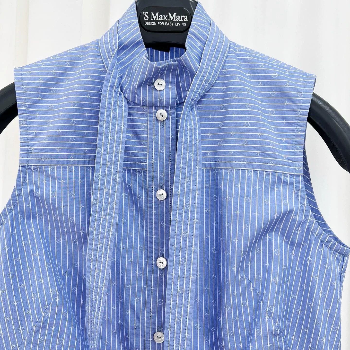 Louis Vuitton Louis Vuitton Striped Monogram Blouse Size 34 Size XS / US 0-2 / IT 36-38 - 4 Thumbnail