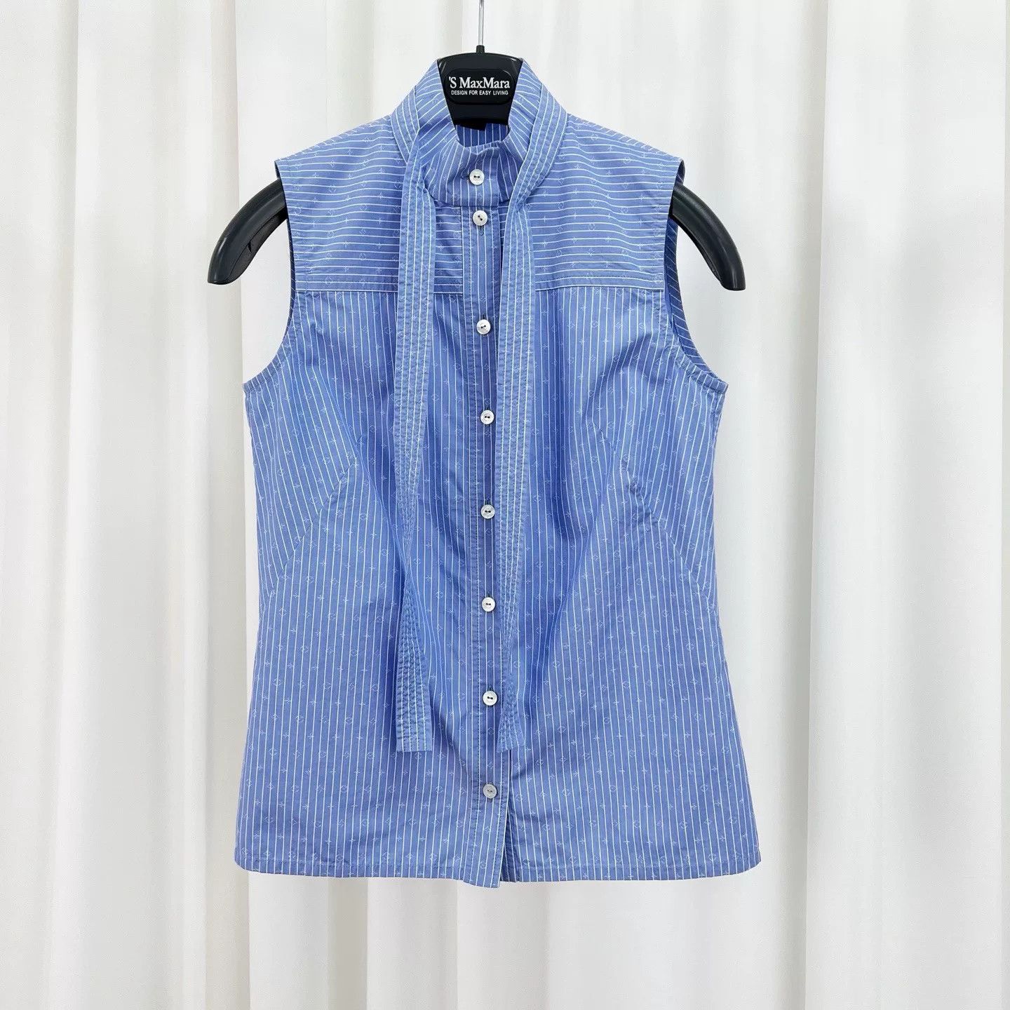 Louis Vuitton Louis Vuitton Striped Monogram Blouse Size 34 Size XS / US 0-2 / IT 36-38 - 2 Thumbnail