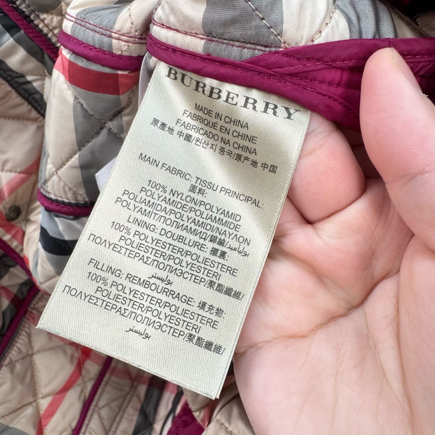 Burberry Burberry Quilted Jacket Size S Size S / US 4 / IT 40 - 9 Thumbnail