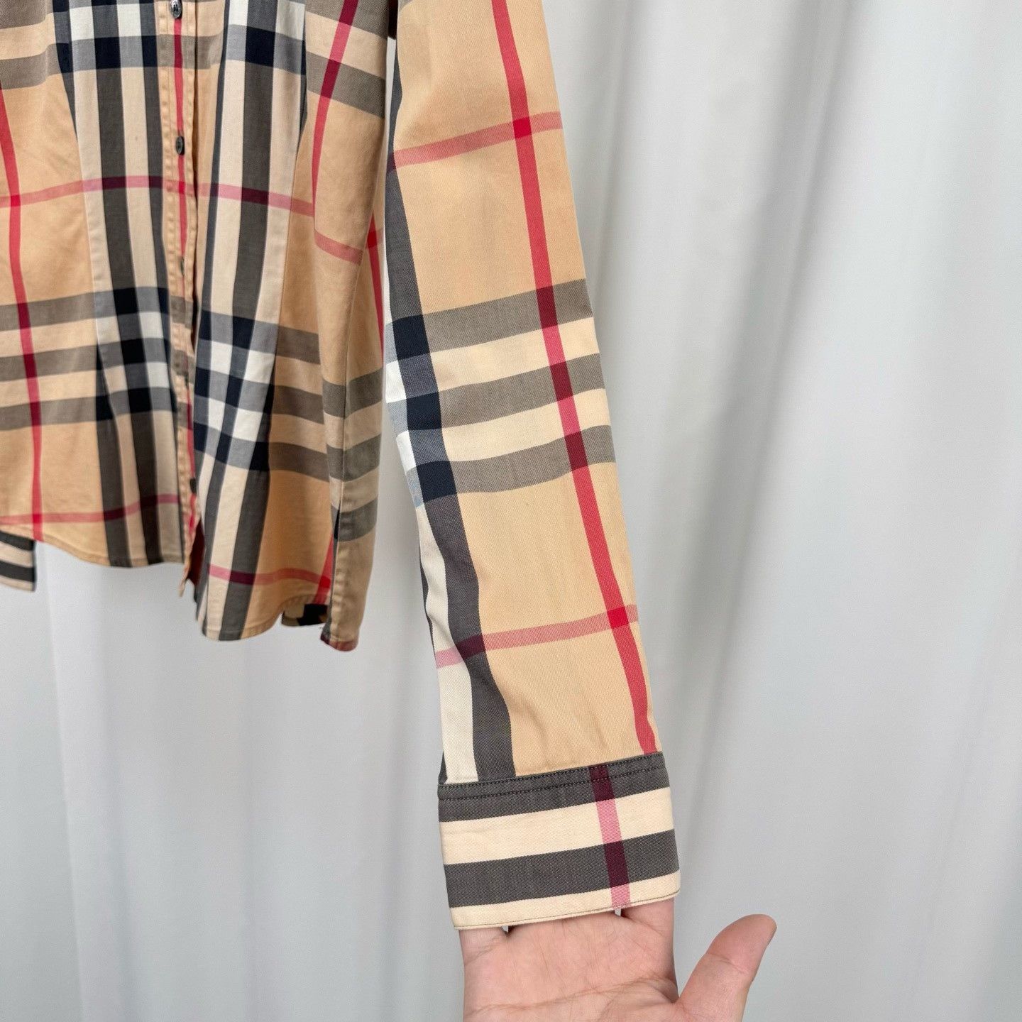 Burberry Burberry Brit Classic Check Button Up Shirt Size M Size US M / EU 48-50 / 2 - 5 Thumbnail