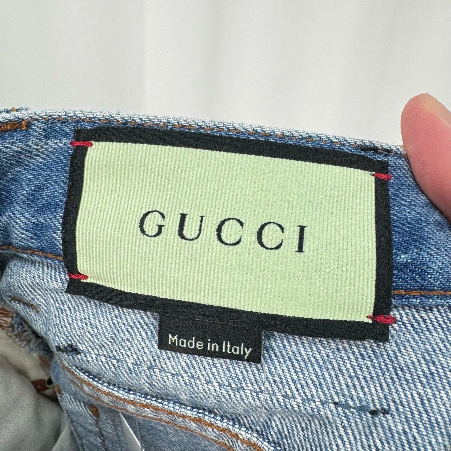 Gucci Gucci GG Apple Patch Jeans Size 24 Size 24" / US 00 / IT 34 - 6 Thumbnail