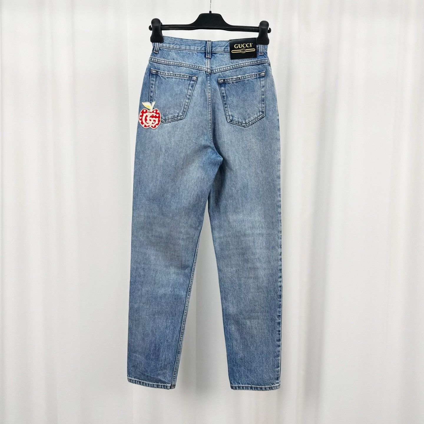 Gucci Gucci GG Apple Patch Jeans Size 24 Size 24" / US 00 / IT 34 - 2 Thumbnail