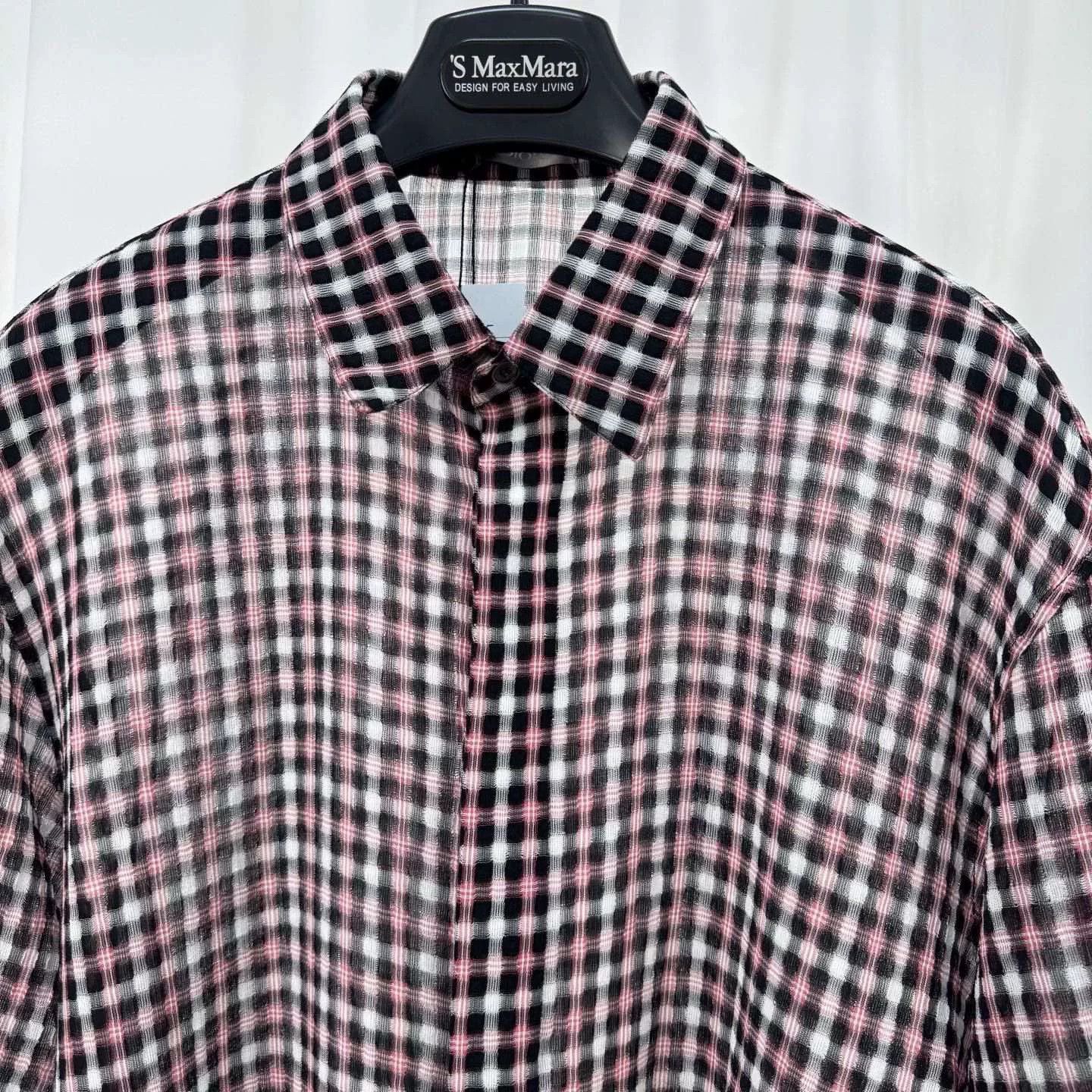 Dior Dior Check Long Sleeve Shirt Size L Size US L / EU 52-54 / 3 - 4 Thumbnail
