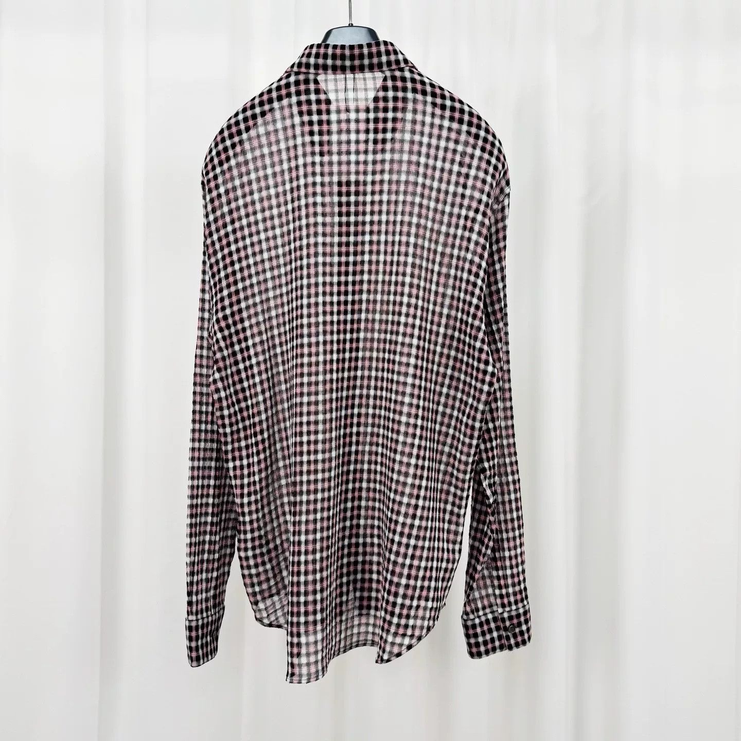 Dior Dior Check Long Sleeve Shirt Size L Size US L / EU 52-54 / 3 - 3 Thumbnail