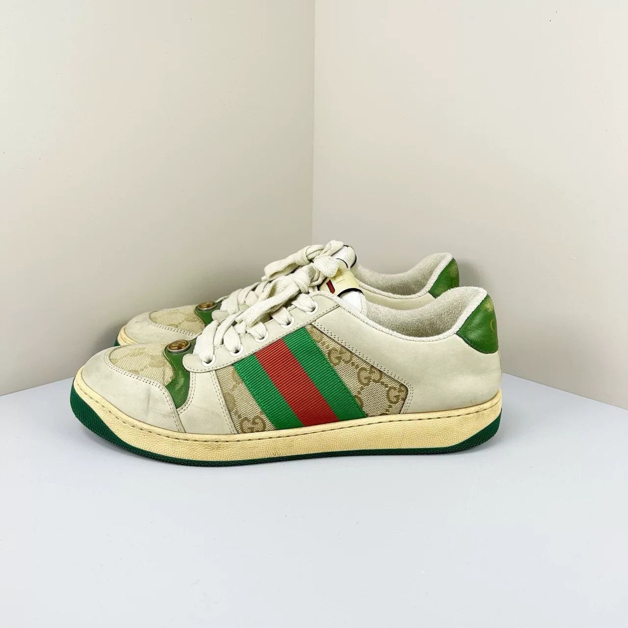 Gucci Gucci Screener GG Canvas Sneakers Size 8 Size US 8 / EU 41 - 2 Thumbnail