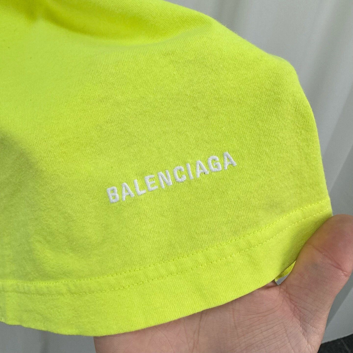 Balenciaga Balenciaga Logo Embroidered T-Shirt Size XS Size US XS / EU 42 / 0 - 7 Thumbnail