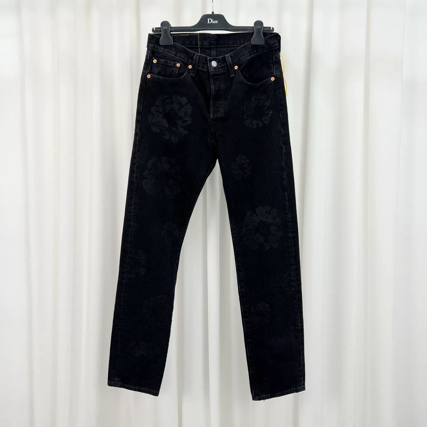 Levi's Levi's x Denim Tears 501 Floral Denim Jeans Size 30 Size US 30 / EU 46 - 2 Thumbnail