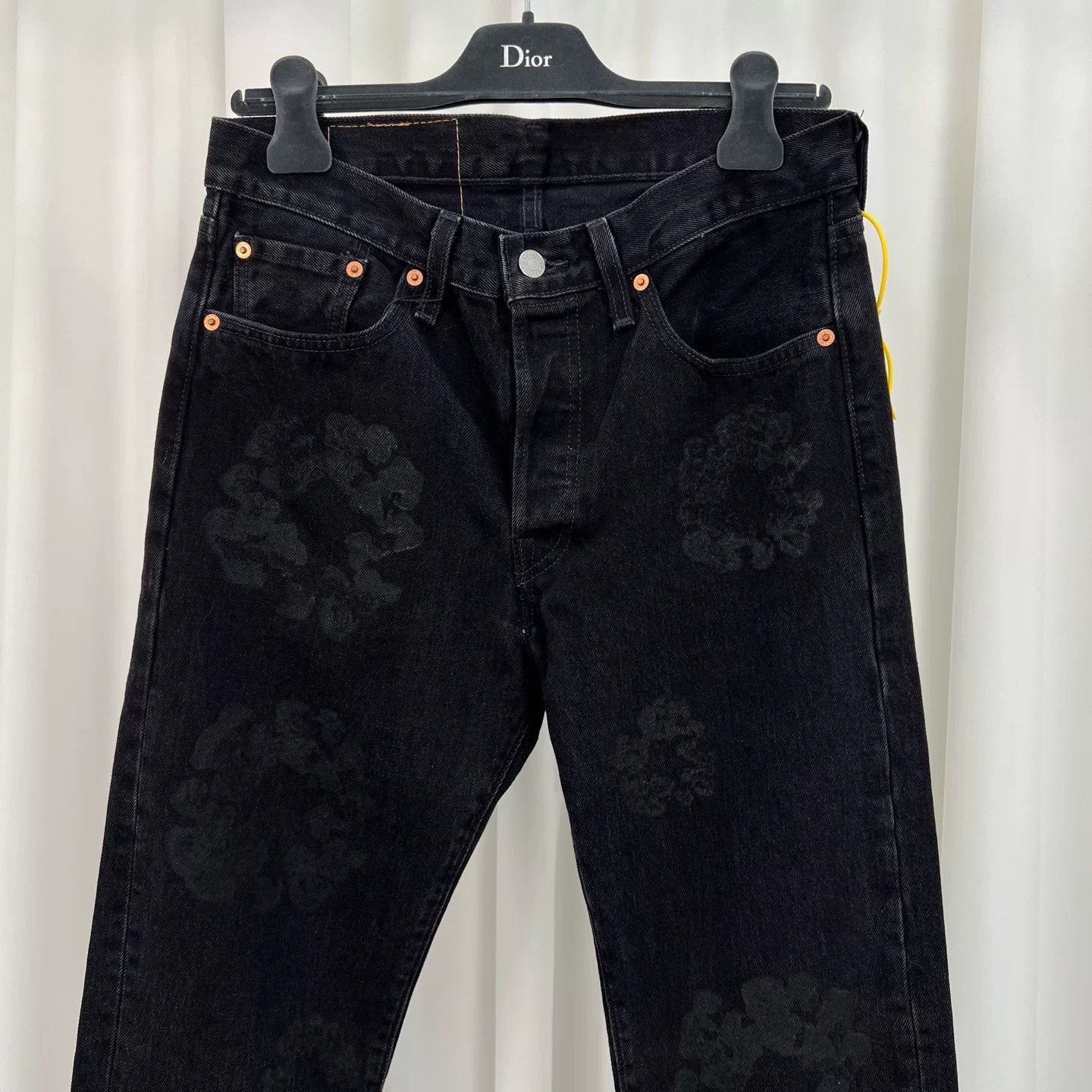 Levi's Levi's x Denim Tears 501 Floral Denim Jeans Size 30 Size US 30 / EU 46 - 4 Thumbnail