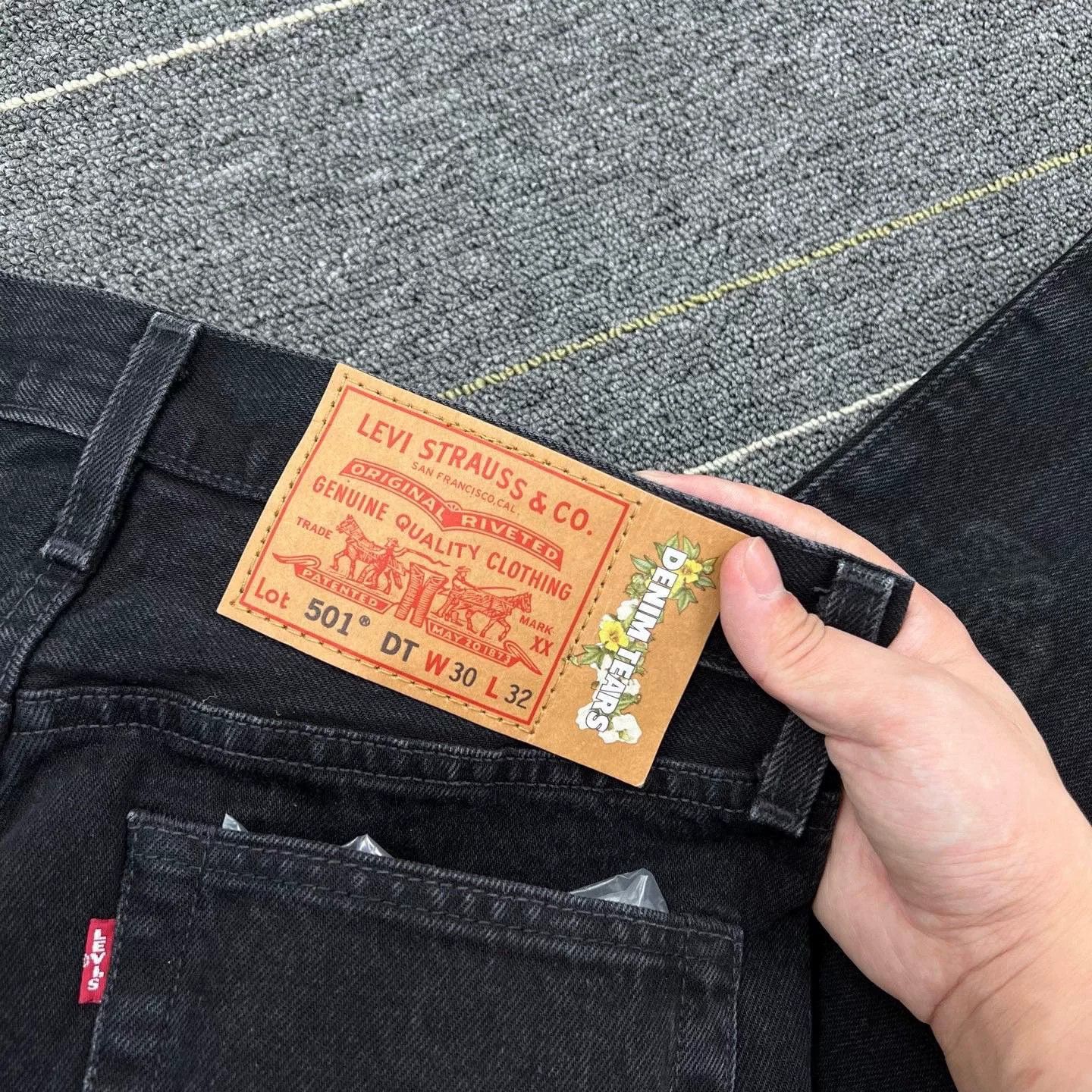 Levi's Levi's x Denim Tears 501 Floral Denim Jeans Size 30 Size US 30 / EU 46 - 6 Thumbnail