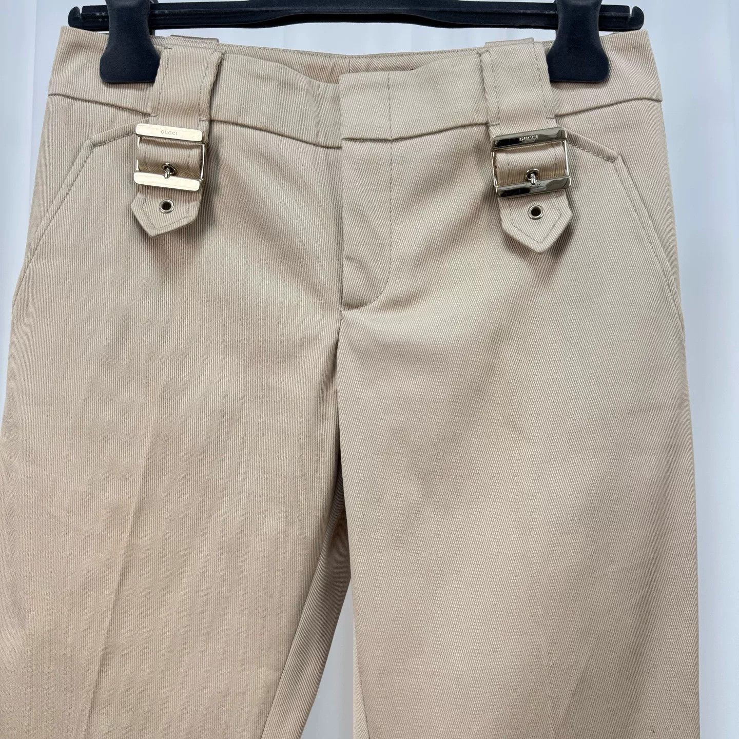 Gucci Gucci Gold Buckle Trousers Size 38 Size 26" / US 2 / IT 38 - 4 Thumbnail