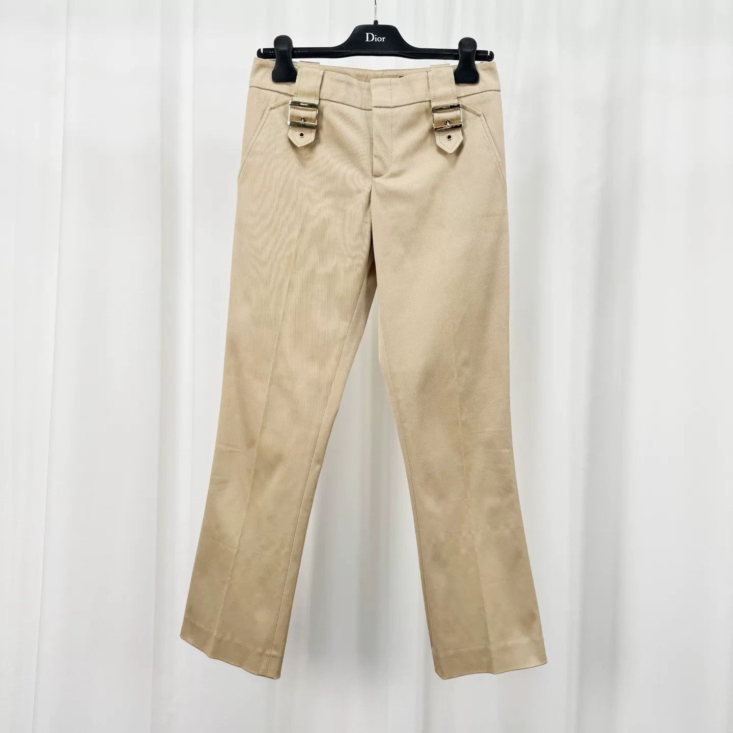Gucci Gucci Gold Buckle Trousers Size 38 Size 26" / US 2 / IT 38 - 2 Thumbnail