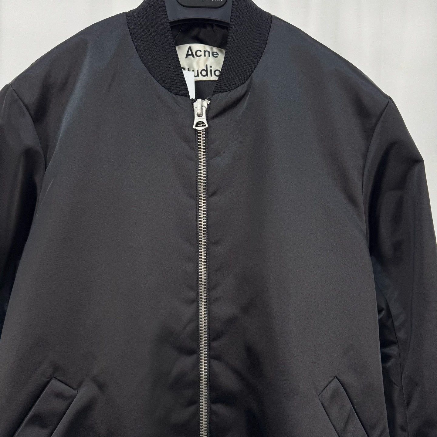 Acne Studios Acne Studios Satin Bomber Jacket Size 34 Size XXS / US 00 / IT 34 - 4 Thumbnail