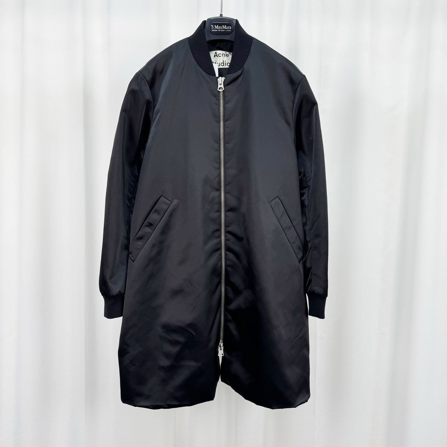 Acne Studios Acne Studios Satin Bomber Jacket Size 34 Size XXS / US 00 / IT 34 - 2 Thumbnail